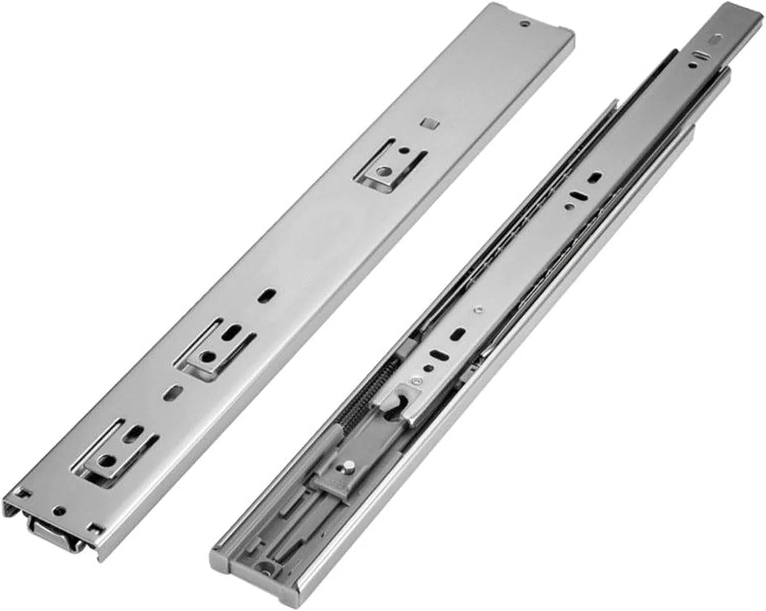 ریل کشویی کشو توپ فولادی بی صدا ریل کشویی میز قهوه ریل کشویی ضخیم شده کنار تخت کابینت کشویی کامل، 350 میلی متر ریل کشویی کشو توپ فولادی بی صدا ریل کشویی میز قهوه ریل کشویی ضخیم شده کنار تخت کابینت کشویی کامل، 350 میلی متر