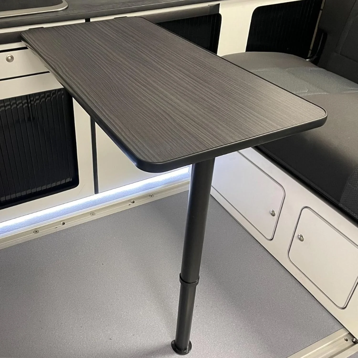 پایه تاشو میز Depisuta، پایه میز قابل تنظیم RV، 515-780 میلی متر / 20.28-30.70 اینچ، پایه نصب شده قابل تنظیم سنگین و ضخیم شده آلیاژ آلومینیوم پایه میز تلسکوپی تاشو