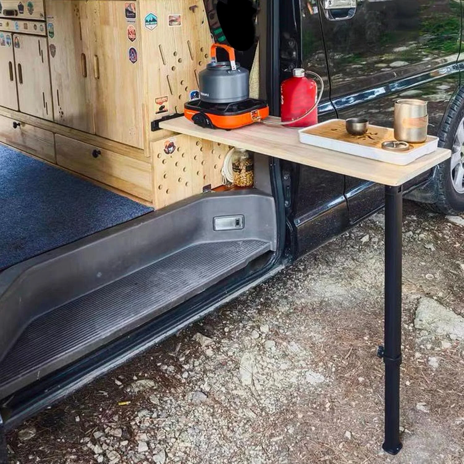 پایه تاشو میز Depisuta، پایه میز قابل تنظیم RV، 515-780 میلی متر / 20.28-30.70 اینچ، پایه نصب شده قابل تنظیم سنگین و ضخیم شده آلیاژ آلومینیوم پایه میز تلسکوپی تاشو