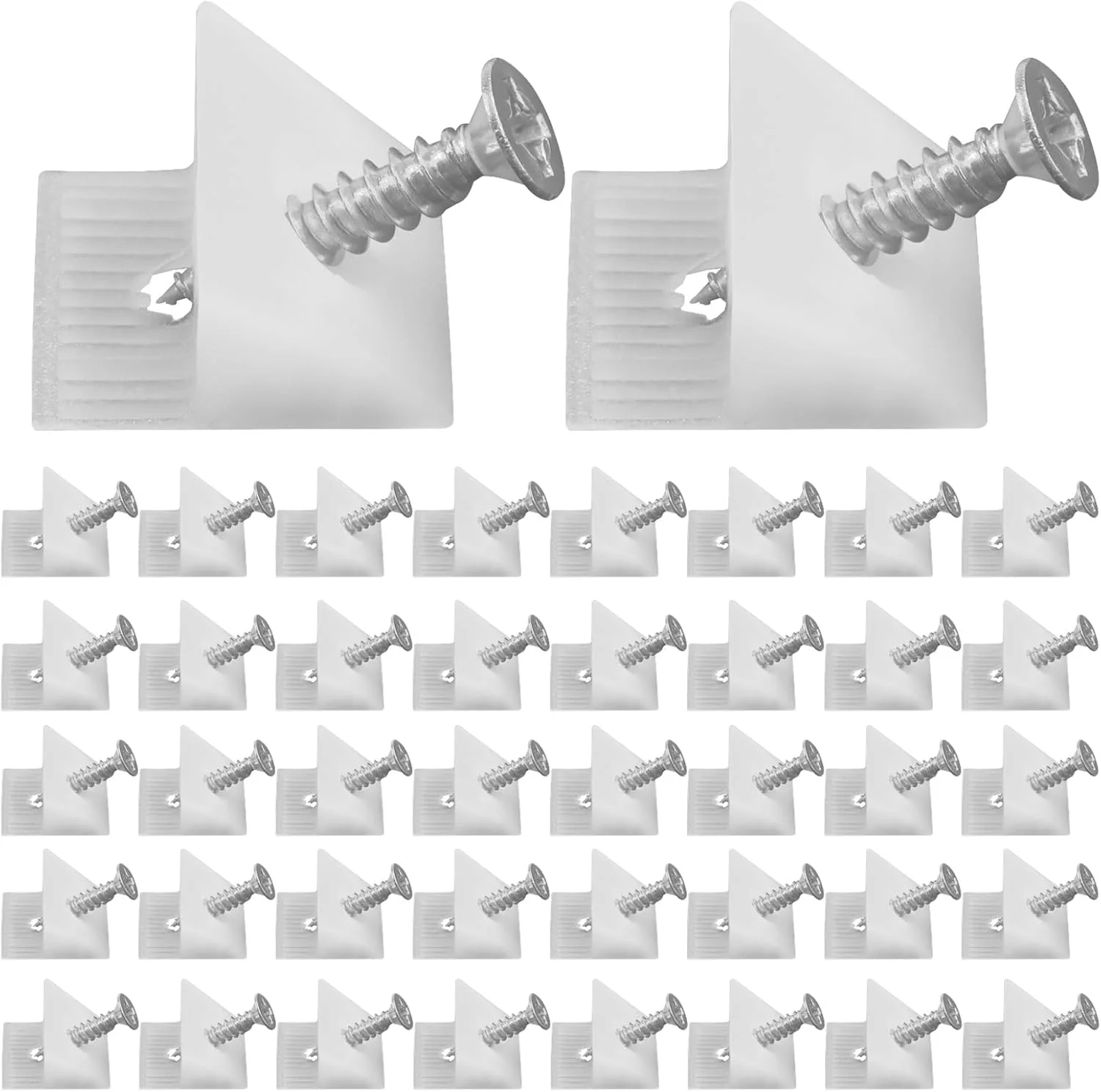 کیت تعمیر کشو Hitefu شامل 120 قطعه، بست های زاویه دار، براکت های پلاستیکی و گوه با پیچ برای تعمیر کشوهای افتاده کمد و مبلمان کیت تعمیر کشو Hitefu شامل 120 قطعه، بست های زاویه دار، براکت های پلاستیکی و گوه با پیچ برای تعمیر کشوهای افتاده کمد و مبلمان