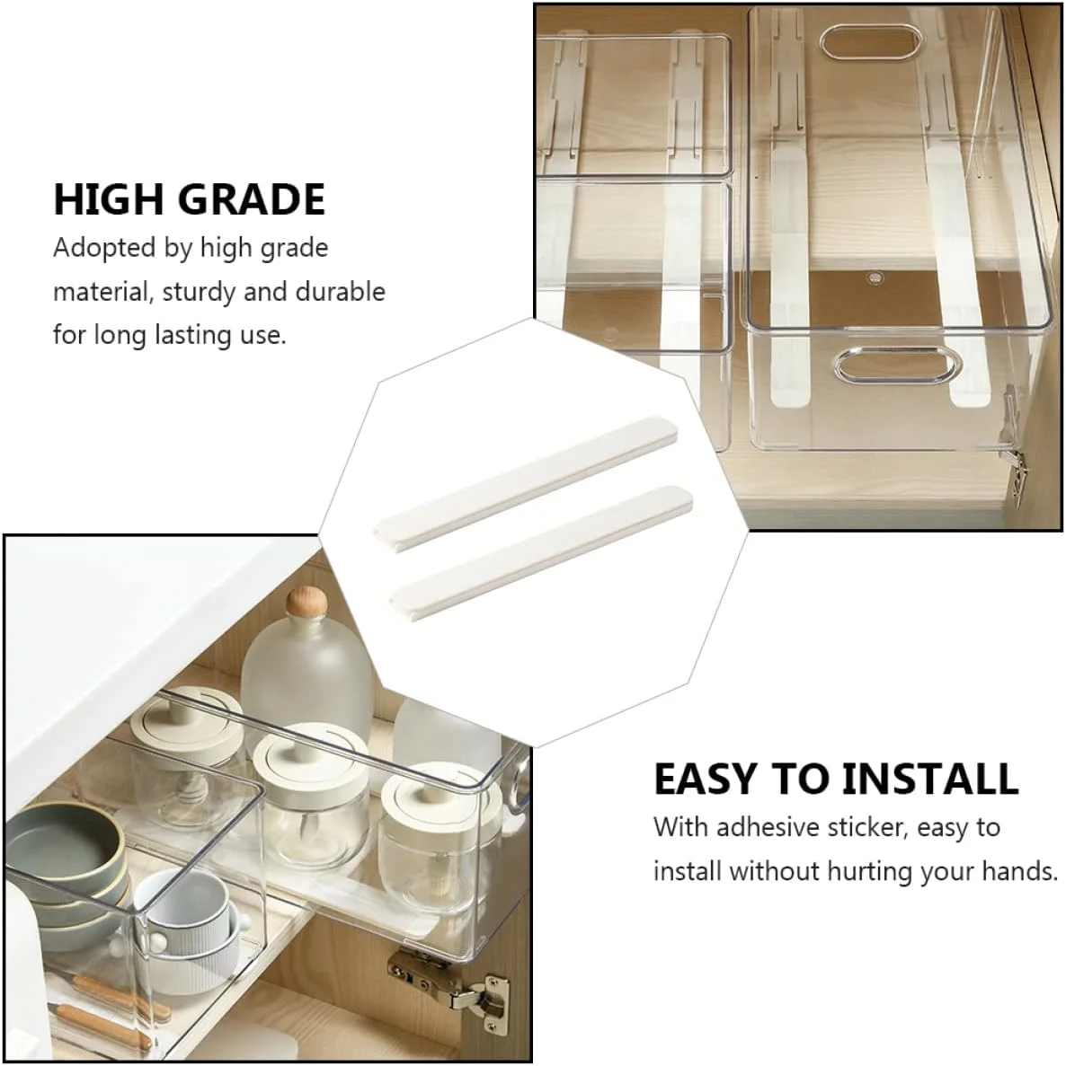 4 عدد ریل کشو، ریل کشویی نصب جانبی با قابلیت باز شدن کامل، ریل کشویی کابینت با قابلیت چسبندگی خودکار 4 عدد ریل کشو، ریل کشویی نصب جانبی با قابلیت باز شدن کامل، ریل کشویی کابینت با قابلیت چسبندگی خودکار