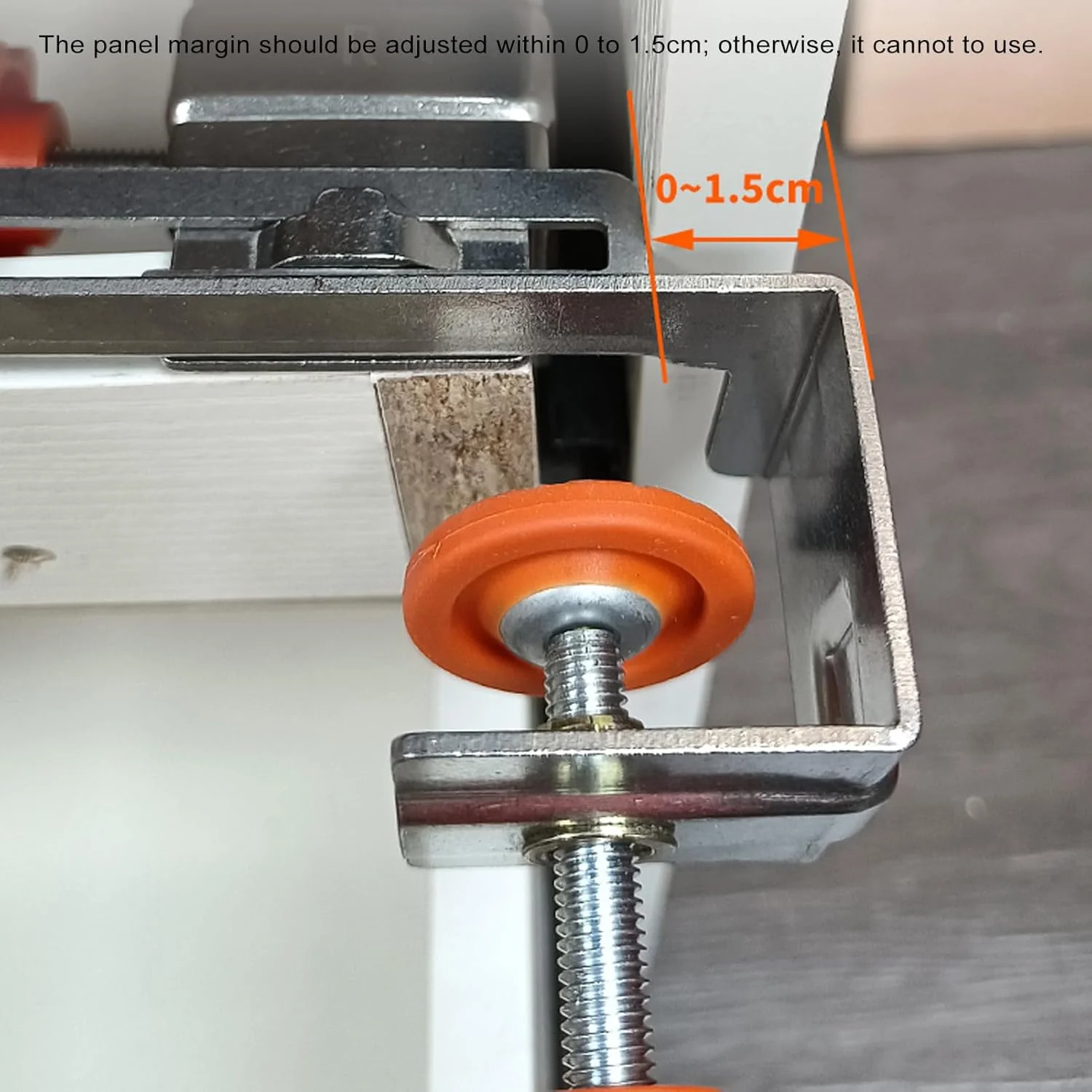 گیره ثابت کننده پنل کشو DEWIN، 2 جفت گیره بزرگ ثابت کننده پنل کشو، جنس استیل ضد زنگ، ابزار نصب کشو با گیره پایدار