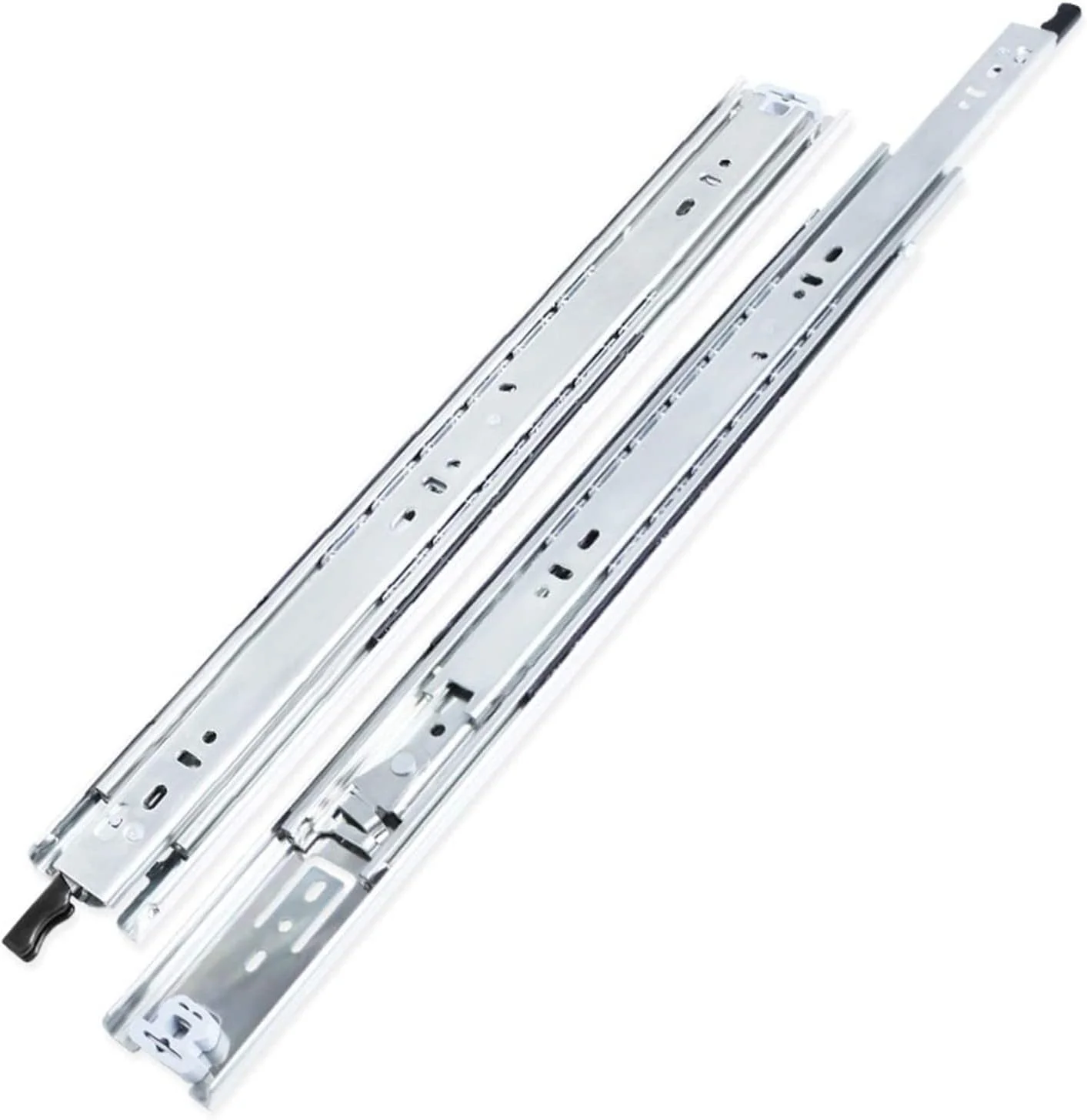 ریل کشو، ریل های سنگین صنعتی با قابلیت باز شدن کامل، ریل های خود قفل شونده سه قسمتی، ریل کشو سنگین استیل ضد زنگ بلبرینگ، نصب جانبی (اندازه: 700mm/28in) ریل کشو، ریل های سنگین صنعتی با قابلیت باز شدن کامل، ریل های خود قفل شونده سه قسمتی، ریل کشو سنگین استیل ضد زنگ بلبرینگ، نصب جانبی (اندازه: 700mm/28in)