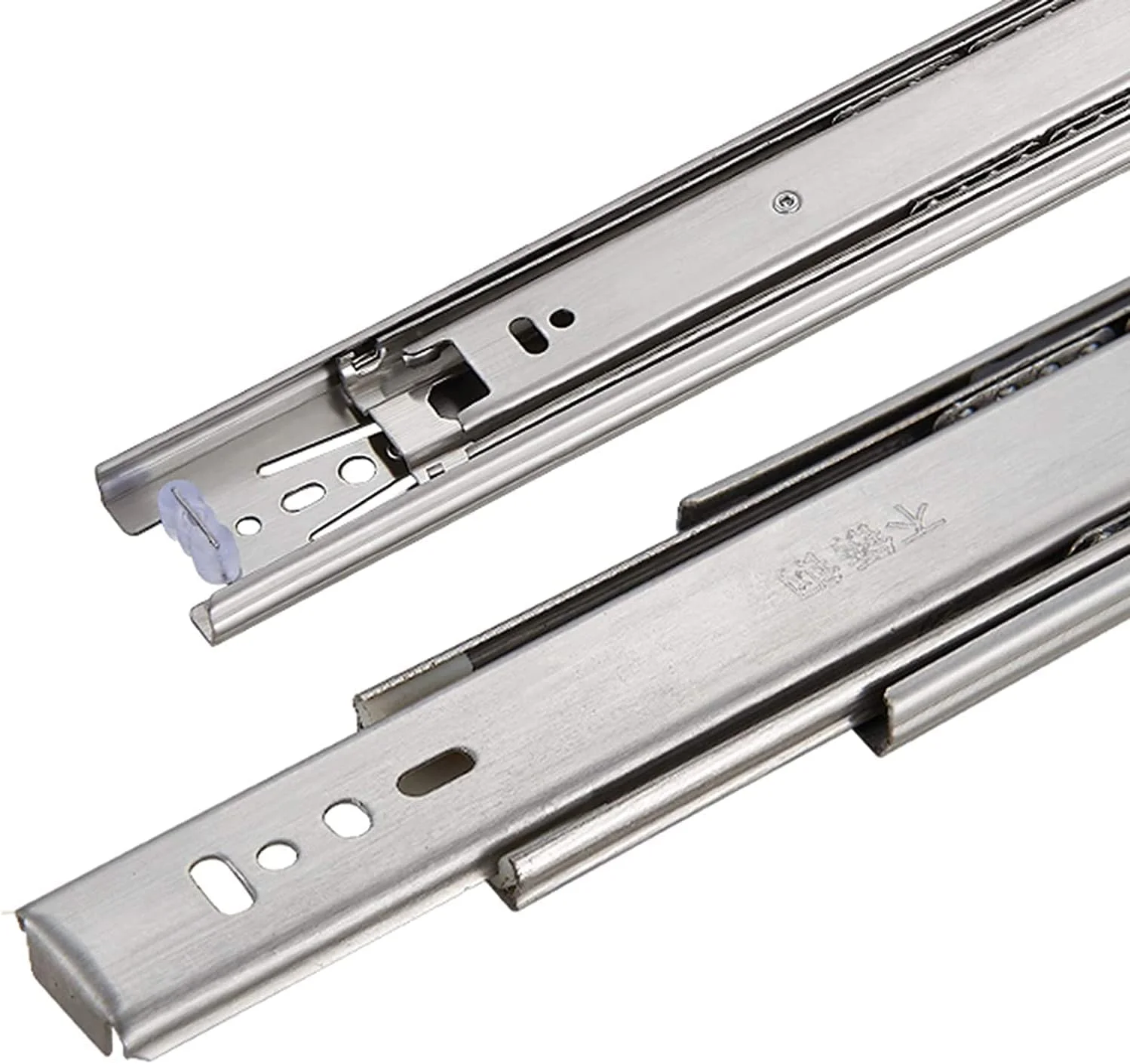 ریل کشو، ریل کشویی سه قسمتی، ریل توپی بی صدای استیل، ریل بافر میرایی دو قسمتی، ریل کشویی فشاری، یک جفت 2 تایی (سایز: 300mm/12 اینچ) ریل کشو، ریل کشویی سه قسمتی، ریل توپی بی صدای استیل، ریل بافر میرایی دو قسمتی، ریل کشویی فشاری، یک جفت 2 تایی (سایز: 300mm/12 اینچ)