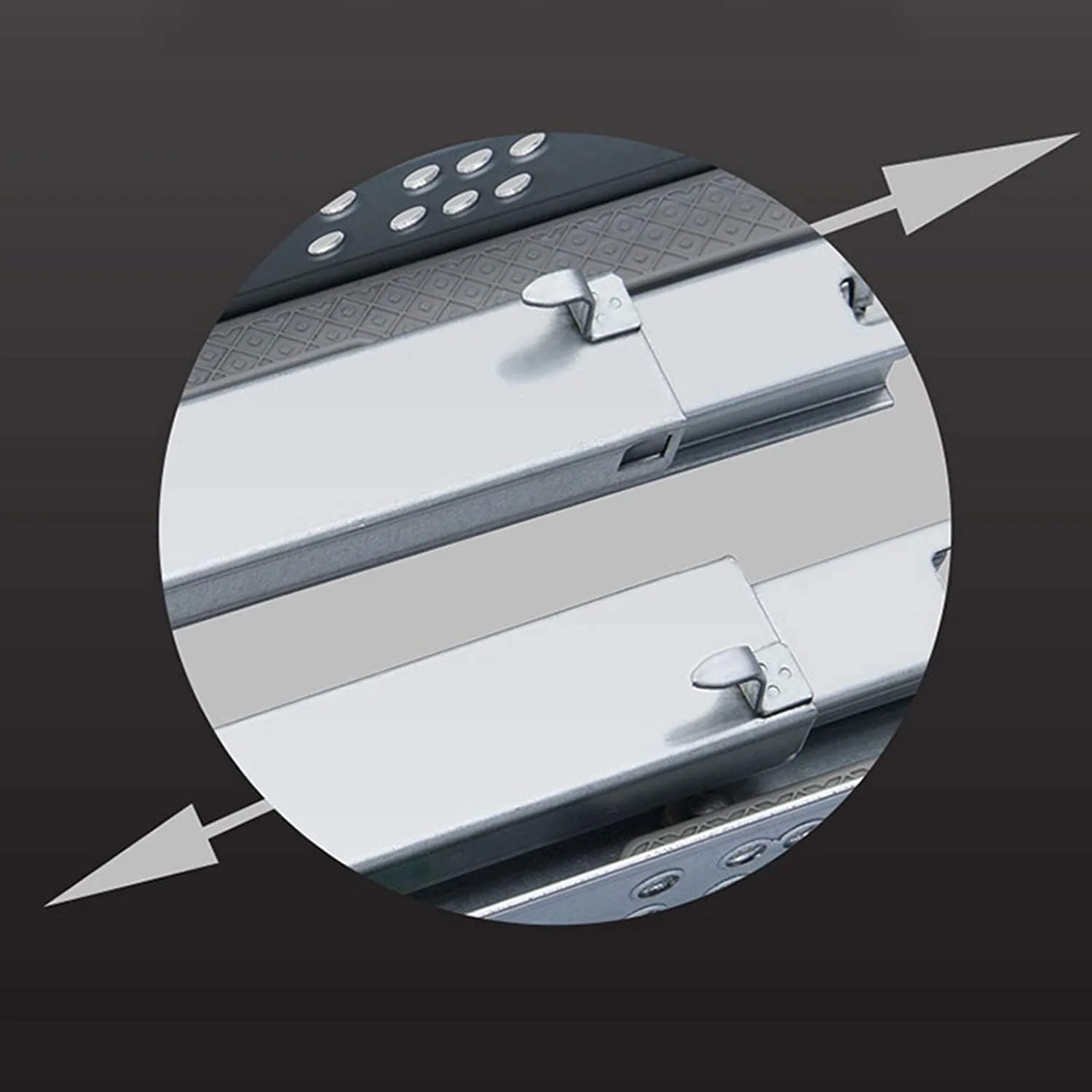 ریل کشویی کشو، ریل راهنمای کشویی مخفی با پشتیبانی کامل از پایین، دو ریل کشویی بافر بی صدا و خود پرایم (اندازه: 450 میلی متر / 18 اینچ)