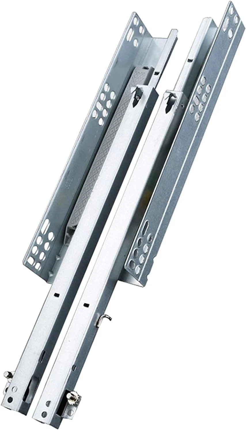 ریل کشویی کشو، ریل راهنمای کشویی مخفی با پشتیبانی کامل، دو ریل کشویی با بسته شدن نرم و بی صدا ریل کشویی کشو، ریل راهنمای کشویی مخفی با پشتیبانی کامل، دو ریل کشویی با بسته شدن نرم و بی صدا