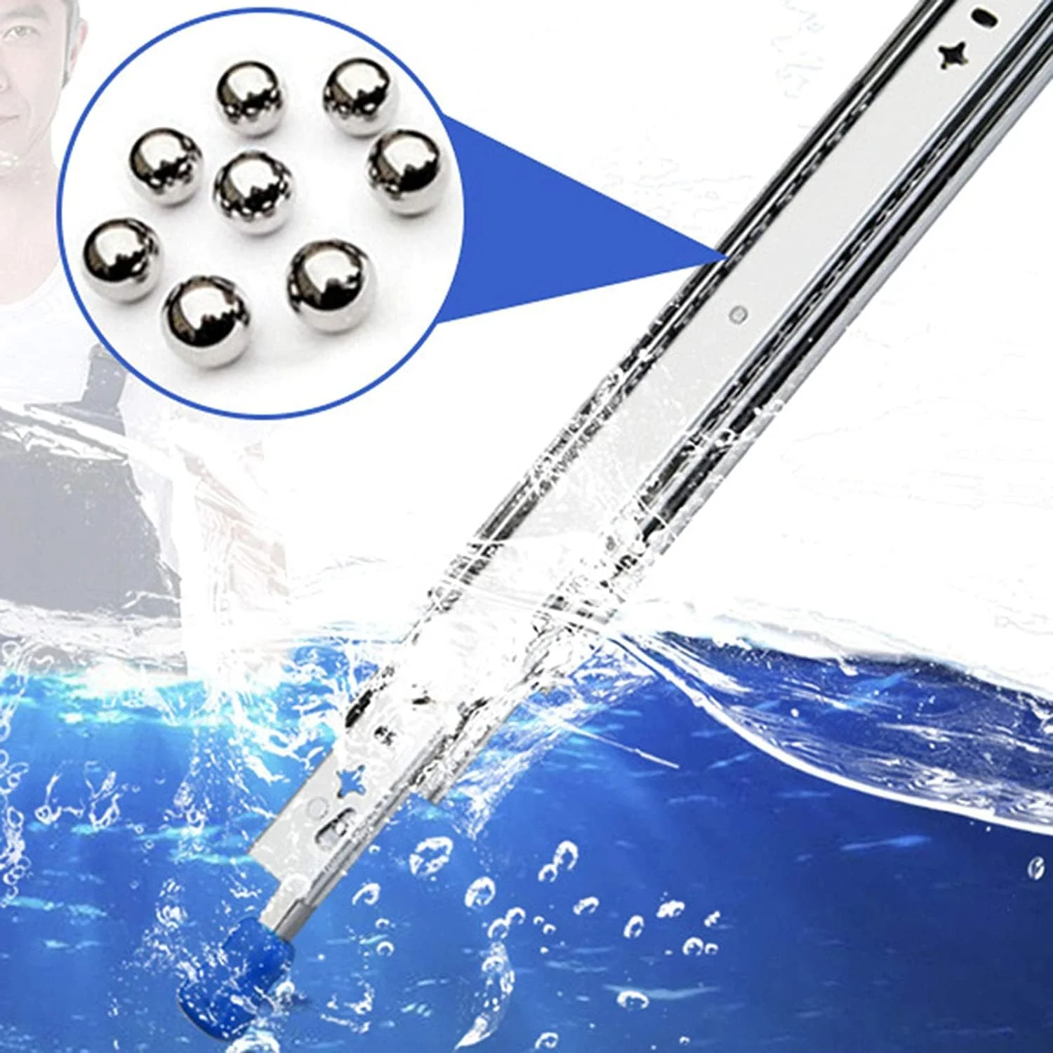 ریل کشو، ریل سنگین، ریل کشویی سه قسمتی قفل دار، بلبرینگ، ریل های کشویی خود قفل شونده سنگین و کاملاً باز شونده، نصب شده در کنار مسیر (اندازه: 1050 میلی متر / 42 اینچ) ریل کشو، ریل سنگین، ریل کشویی سه قسمتی قفل دار، بلبرینگ، ریل های کشویی خود قفل شونده سنگین و کاملاً باز شونده، نصب شده در کنار مسیر (اندازه: 1050 میلی متر / 42 اینچ)