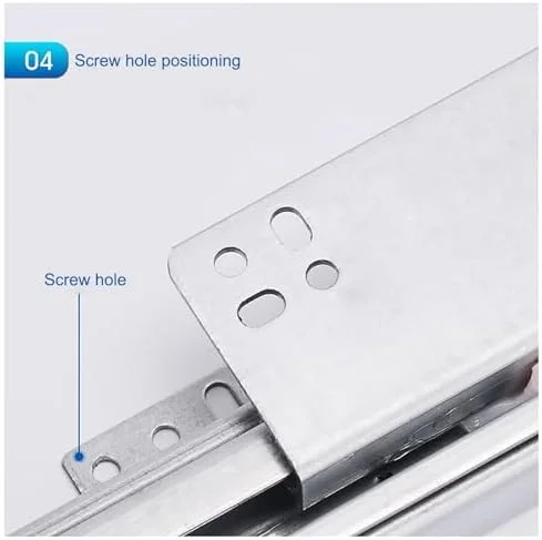 ریل کشویی ویترین، ریل کشویی بی صدا، ریل پایین کمد لباس، ریل پایین ویترین، راهنمای بافر بی صدا، 1 جفت (2 عدد)، بلبرینگ فولادی جامد، آرام بند (40 سانتی متر / 15.7 اینچ) ریل کشویی ویترین، ریل کشویی بی صدا، ریل پایین کمد لباس، ریل پایین ویترین، راهنمای بافر بی صدا، 1 جفت (2 عدد)، بلبرینگ فولادی جامد، آرام بند (40 سانتی متر / 15.7 اینچ)