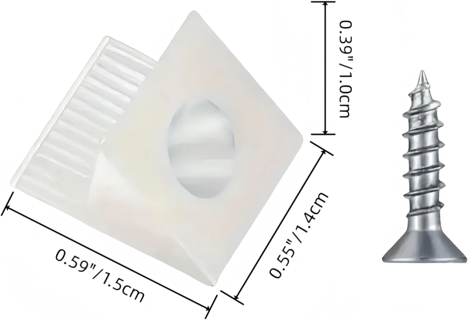 گوه های تعمیر کشو، براکت های نگهدارنده پلاستیکی L شکل با پیچ برای کشوهای افتاده (50 عدد) گوه های تعمیر کشو، براکت های نگهدارنده پلاستیکی L شکل با پیچ برای کشوهای افتاده (50 عدد)