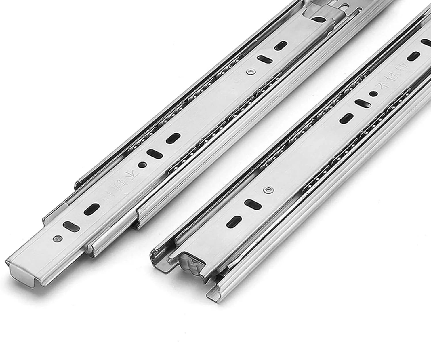 ریل کشو، ریل کشو استیل ضد زنگ 304 سنگین، ریل های برگشتی، ریل کابینت، ریل، نصب جانبی میرایی، تحمل بار 45 کیلوگرم، یک جفت 2 تایی (سایز: 500/20 اینچ) ریل کشو، ریل کشو استیل ضد زنگ 304 سنگین، ریل های برگشتی، ریل کابینت، ریل، نصب جانبی میرایی، تحمل بار 45 کیلوگرم، یک جفت 2 تایی (سایز: 500/20 اینچ)