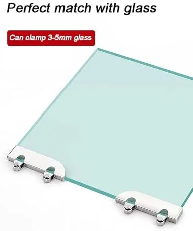 ریل های ویترین، مسیر درب کشویی شیشه ای آلومینیومی مشکی سنگین - کیت کانال دوگانه برای ویترین ها و نمایشگاه ها - حرکت روان و نصب آسان (60 سانتی متر / 23.6 اینچ)