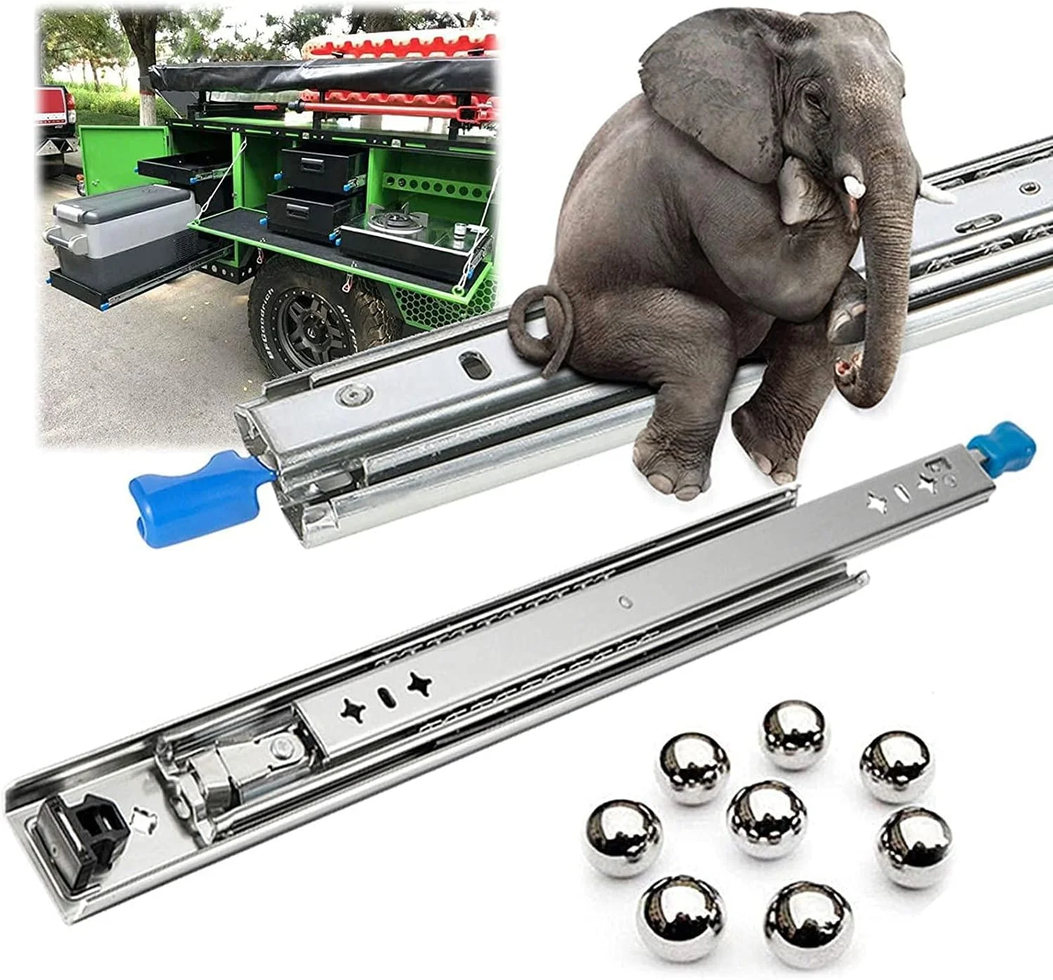 ریل کشو DDCHH نصب جانبی سه تایی با قابلیت باز شدن کامل 10-60 اینچ، ریل تلسکوپی کشو با قفل، سنگین، ظرفیت بار 120 کیلوگرم، 1 جفت، 58 اینچ/1450 میلی متر ریل کشو DDCHH نصب جانبی سه تایی با قابلیت باز شدن کامل 10-60 اینچ، ریل تلسکوپی کشو با قفل، سنگین، ظرفیت بار 120 کیلوگرم، 1 جفت، 58 اینچ/1450 میلی متر