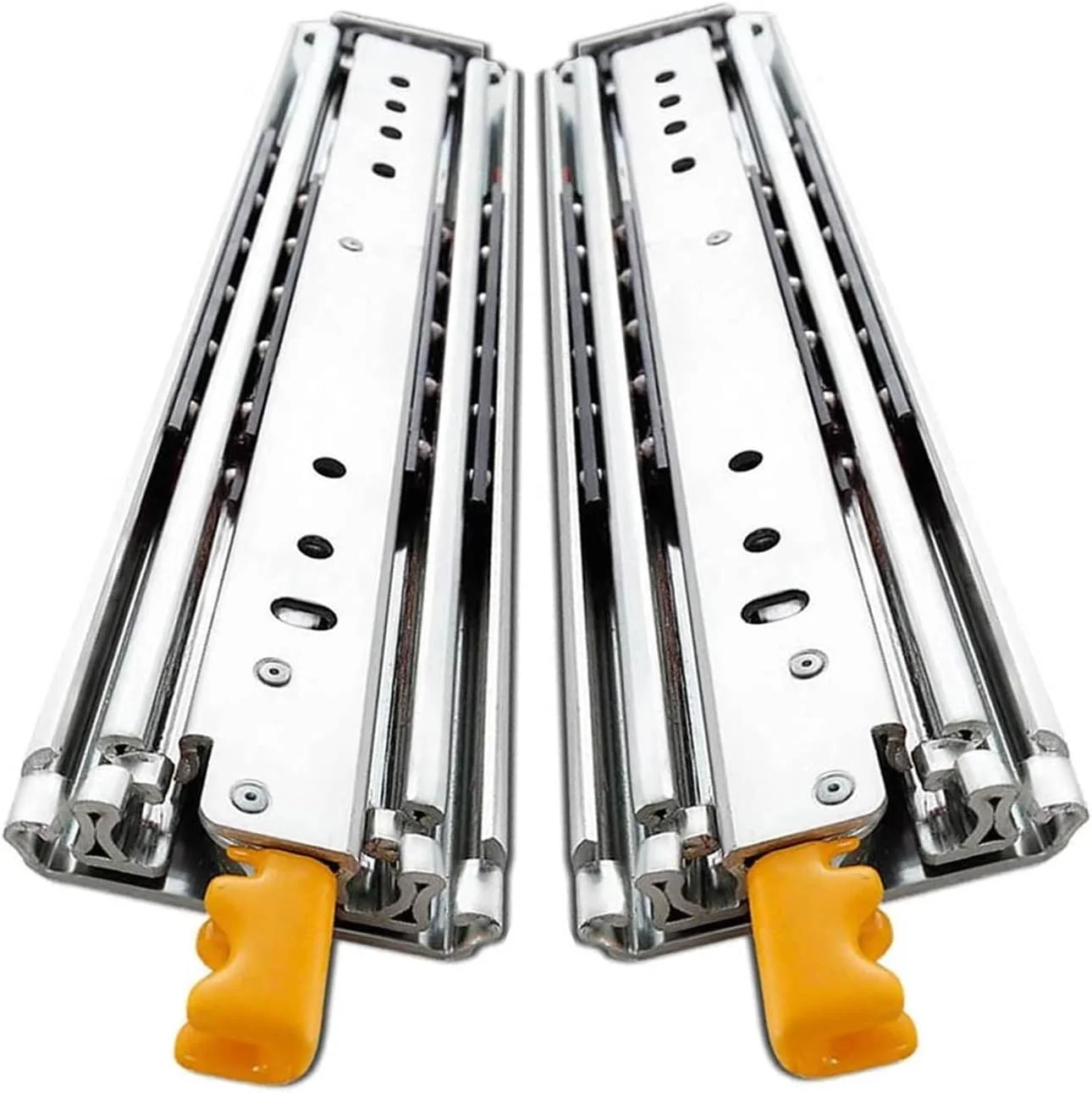 ریل کشویی سنگین 200 کیلوگرمی، ریل های بلبرینگ با بازشوندگی کامل، راهنمای مسیر، نصب جانبی 100 تا 200 سانتی متر، یک جفت (180 سانتی متر) ریل کشویی سنگین 200 کیلوگرمی، ریل های بلبرینگ با بازشوندگی کامل، راهنمای مسیر، نصب جانبی 100 تا 200 سانتی متر، یک جفت (180 سانتی متر)