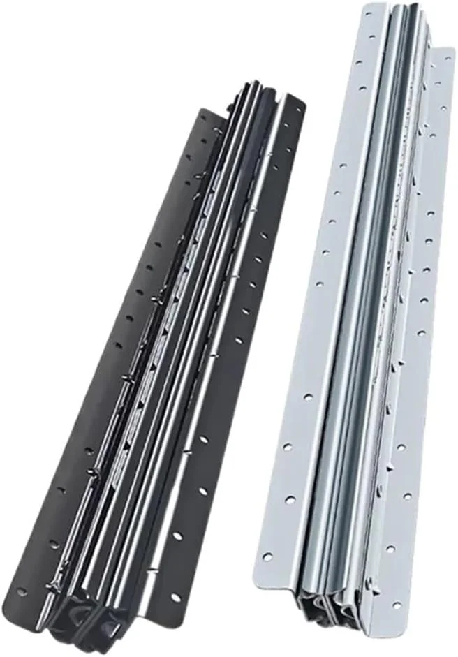 یک جفت ریل کشو سنگین وزن نصب از پایین، ظرفیت بارگیری 120 کیلوگرم، بلبرینگ با حرکت کامل، ریل پله مخفی کابینت، سفید 1000 یک جفت ریل کشو سنگین وزن نصب از پایین، ظرفیت بارگیری 120 کیلوگرم، بلبرینگ با حرکت کامل، ریل پله مخفی کابینت، سفید 1000