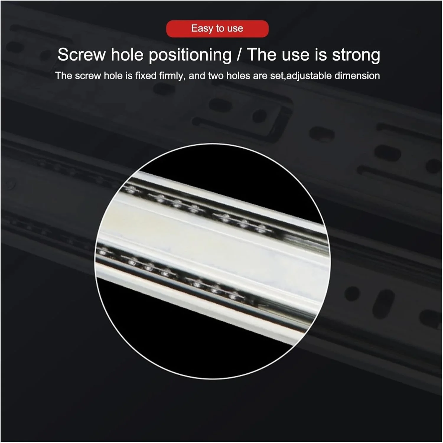 ریل کشو کابینت سنگین 25 تا 50 سانتیمتری با مکانیزم آرام بند، سه تکه، ریل های کشویی با قابلیت باز شدن کامل و ضربه گیر ریل کشو کابینت سنگین 25 تا 50 سانتیمتری با مکانیزم آرام بند، سه تکه، ریل های کشویی با قابلیت باز شدن کامل و ضربه گیر