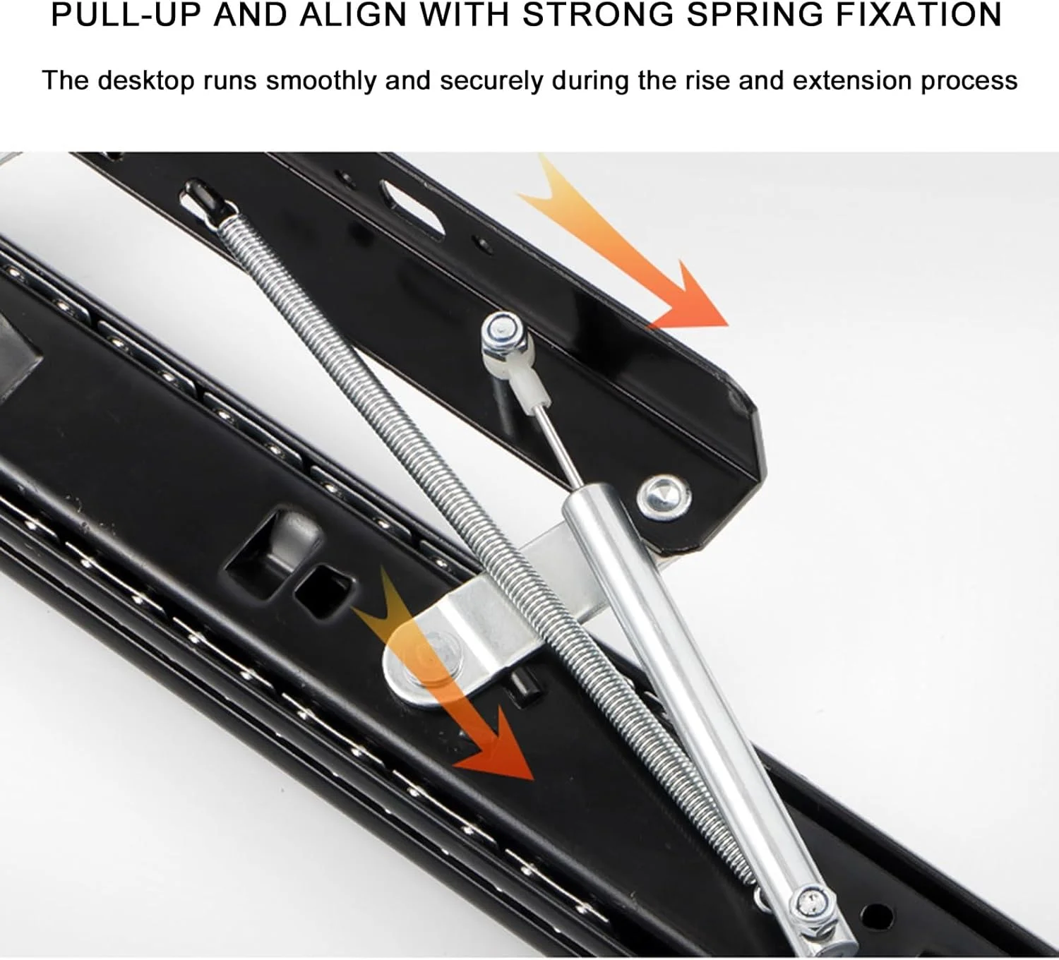 ریل کشویی مخفی تلسکوپی سنگین 42 سانتی متری، نصب جانبی، مشکی، فولاد نورد سرد، ایده آل برای میزهای بالابر، عملکرد روان، طراحی بادوام ریل کشویی مخفی تلسکوپی سنگین 42 سانتی متری، نصب جانبی، مشکی، فولاد نورد سرد، ایده آل برای میزهای بالابر، عملکرد روان، طراحی بادوام