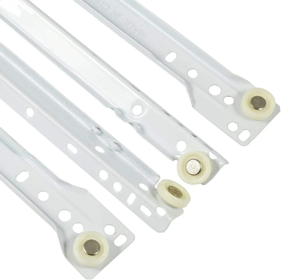 ریل کشو سنگین نصب از پایین - سفید - 35 سانتیمتر - 4 عدد ریل کشو سنگین نصب از پایین - سفید - 35 سانتیمتر - 4 عدد