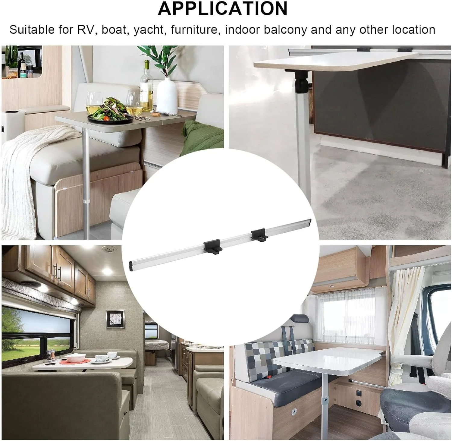 ریل لغزنده میز بریلوکسا، راهنمای میز آلومینیومی، ریل پشتیبانی، ریل لغزنده میز 40 اینچی، مجموعه مسیر میز تریلر موتورخانه قایق تفریحی RV ریل لغزنده میز بریلوکسا، راهنمای میز آلومینیومی، ریل پشتیبانی، ریل لغزنده میز 40 اینچی، مجموعه مسیر میز تریلر موتورخانه قایق تفریحی RV