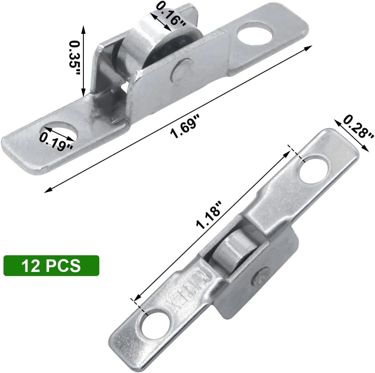 غلتک پنجره کشویی فلزی Azonee بسته 12 عددی، چرخ های فلزی 3/8 اینچی، قرقره پنجره محور کشویی فلزی جهانی، چرخ های غلتکی تکی مناسب برای پنجره ها، درها، کابینت ها و سایر کارهای DIY غلتک پنجره کشویی فلزی Azonee بسته 12 عددی، چرخ های فلزی 3/8 اینچی، قرقره پنجره محور کشویی فلزی جهانی، چرخ های غلتکی تکی مناسب برای پنجره ها، درها، کابینت ها و سایر کارهای DIY