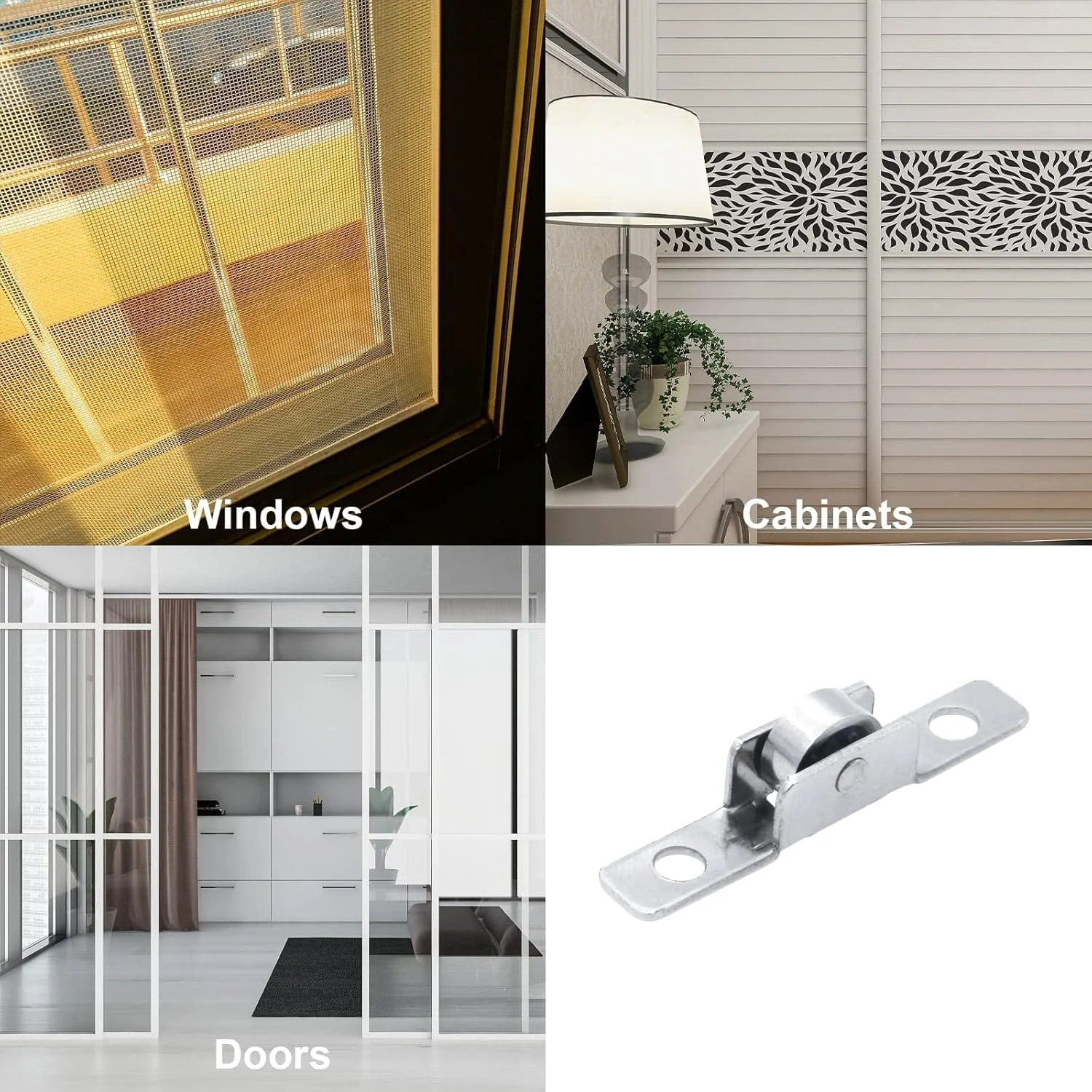 غلتک پنجره کشویی فلزی Azonee بسته 12 عددی، چرخ های فلزی 3/8 اینچی، قرقره پنجره محور کشویی فلزی جهانی، چرخ های غلتکی تکی مناسب برای پنجره ها، درها، کابینت ها و سایر کارهای DIY غلتک پنجره کشویی فلزی Azonee بسته 12 عددی، چرخ های فلزی 3/8 اینچی، قرقره پنجره محور کشویی فلزی جهانی، چرخ های غلتکی تکی مناسب برای پنجره ها، درها، کابینت ها و سایر کارهای DIY