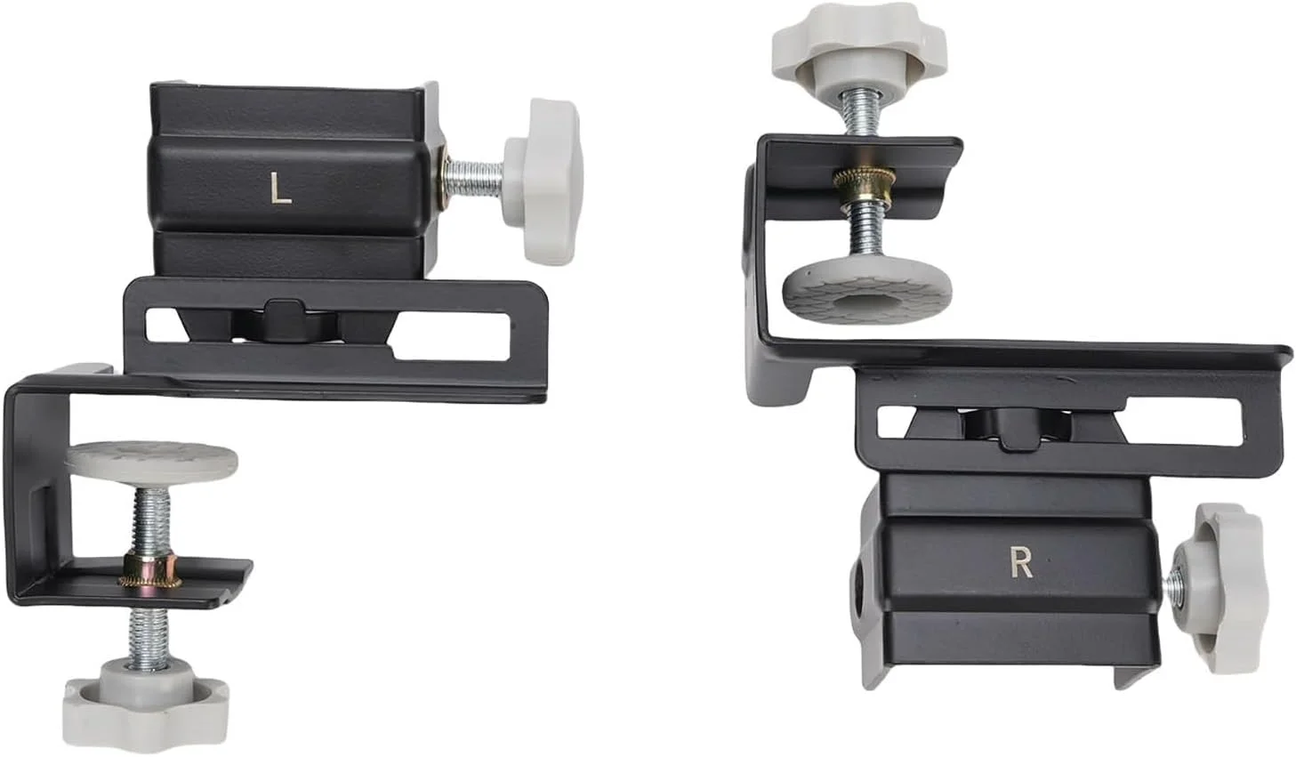 گیره های نصب نمای جلوی کشو Asixxsix، بسته 2 عددی، گیره های محکم و قابل تنظیم برای پنل های 10-30 میلی متری، ابزار تراز دقیق برای نصب سریع و آسان نمای جلوی کشو