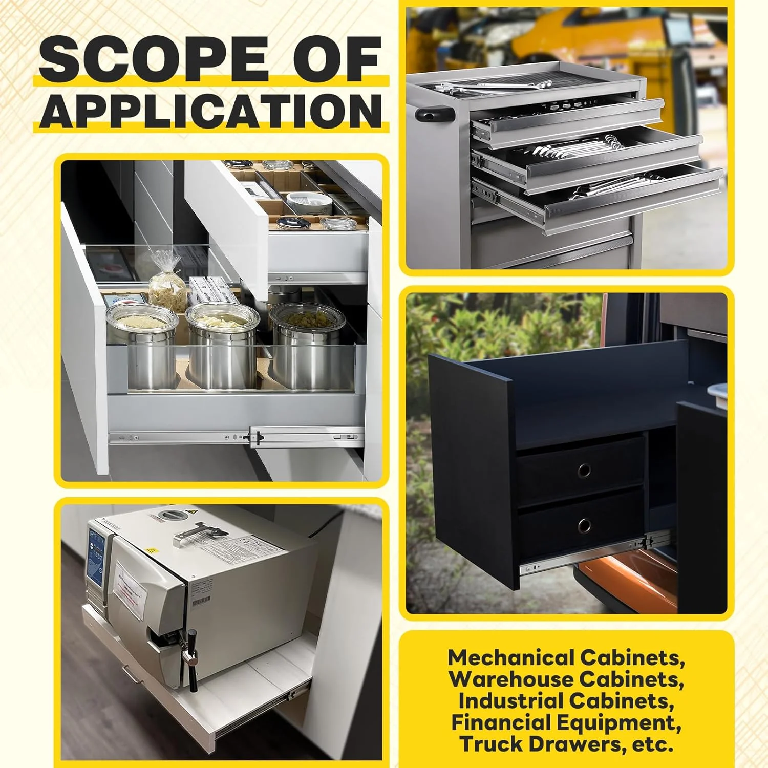 ریل کشو سنگین AOLISHENG، طول 40 سانتی متر، بازشوندگی کامل، بلبرینگ دار، سه تکه، مناسب برای کابینت، ظرفیت بار 68 کیلوگرم، نصب جانبی، یک جفت ریل کشو سنگین AOLISHENG، طول 40 سانتی متر، بازشوندگی کامل، بلبرینگ دار، سه تکه، مناسب برای کابینت، ظرفیت بار 68 کیلوگرم، نصب جانبی، یک جفت