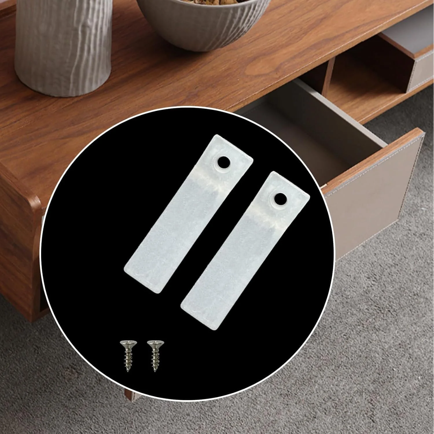 نگهدارنده های کشو، بسته 50 عددی، نگهدارنده های PVC ضد افتادن کشو با پیچ، نگهدارنده های بافر نصب جانبی برای کمد، کابینت پرونده، میز، ایمنی جعبه مبلمان. نگهدارنده های کشو، بسته 50 عددی، نگهدارنده های PVC ضد افتادن کشو با پیچ، نگهدارنده های بافر نصب جانبی برای کمد، کابینت پرونده، میز، ایمنی جعبه مبلمان.