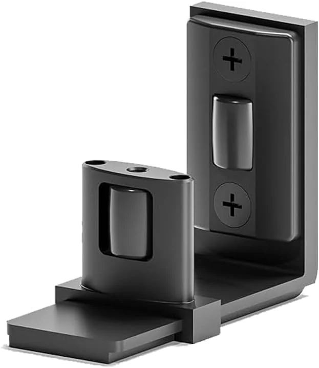 راهنمای غلتکی قابل تنظیم درب کشویی، راهنمای پایین درب، راهنمای پایین درب انبار کشویی، طراحی کف تخت U شکل قابل تنظیم، روان و بی صدا، نصب آسان، نصب روی دیوار (مشکی) راهنمای غلتکی قابل تنظیم درب کشویی، راهنمای پایین درب، راهنمای پایین درب انبار کشویی، طراحی کف تخت U شکل قابل تنظیم، روان و بی صدا، نصب آسان، نصب روی دیوار (مشکی)