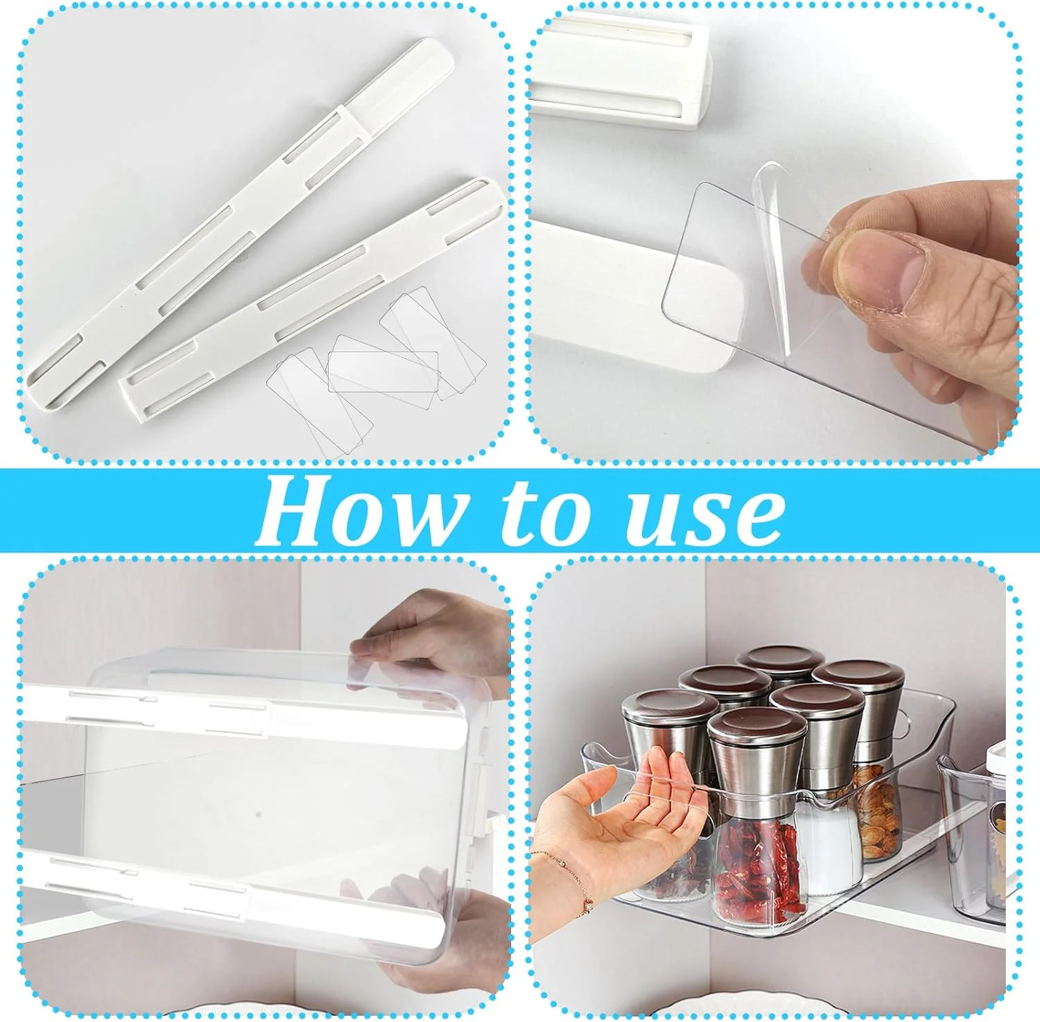 6 عدد لغزنده چسبی برای کابینت، لوازم جانبی سازمان دهنده کشویی، ریل کشویی برای سبدها، سطل ها، کابینت، قفسه ها، سبد، ریل کشویی اداری، سازمان دهنده کشو DIY 6 عدد لغزنده چسبی برای کابینت، لوازم جانبی سازمان دهنده کشویی، ریل کشویی برای سبدها، سطل ها، کابینت، قفسه ها، سبد، ریل کشویی اداری، سازمان دهنده کشو DIY