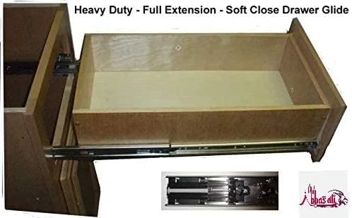 ریل کشویی بلبرینگ فولادی با مکانیزم آرام بند عباسعلی (40 سانتی متر) ریل کشویی بلبرینگ فولادی با مکانیزم آرام بند عباسعلی (40 سانتی متر)