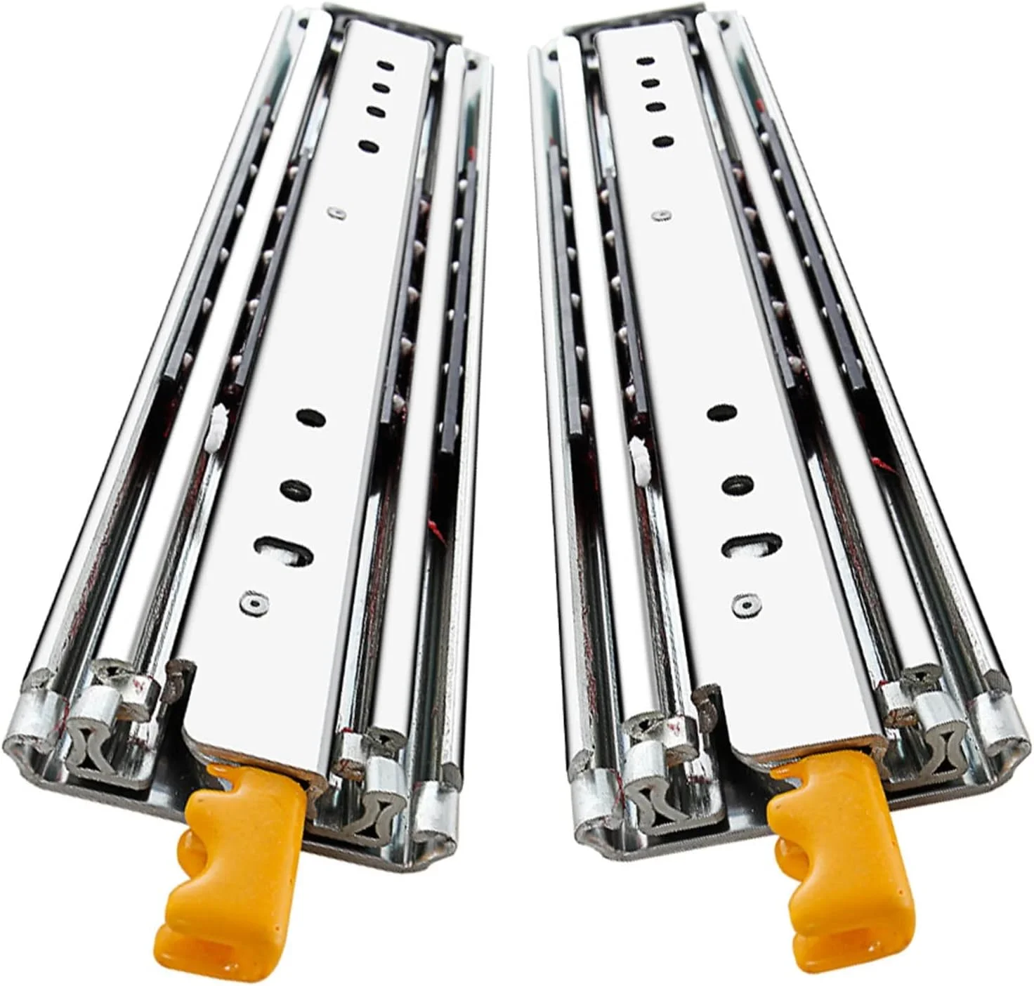 یک جفت ریل کشویی فوق سنگین با قفل، 100 تا 200 سانتیمتر، سه تایی با باز شدن کامل، بلبرینگ دار، ظرفیت بار 180 کیلوگرم، برای تجهیز موتورخانه/قفسههای کشویی (تک رنگ 120 سانتیمتر) یک جفت ریل کشویی فوق سنگین با قفل، 100 تا 200 سانتیمتر، سه تایی با باز شدن کامل، بلبرینگ دار، ظرفیت بار 180 کیلوگرم، برای تجهیز موتورخانه/قفسههای کشویی (تک رنگ 120 سانتیمتر)