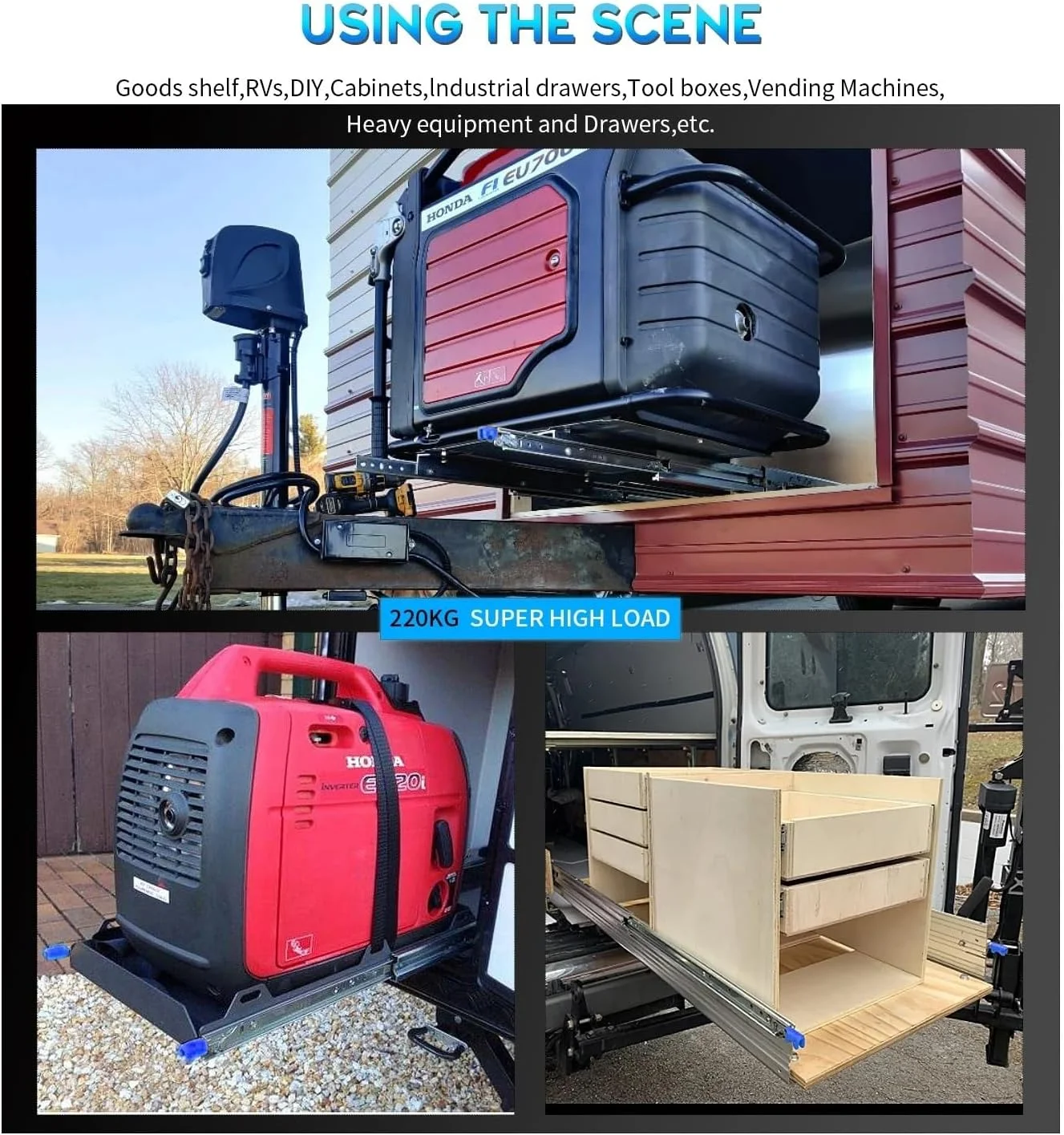 ریل کشویی قفل دار 500 پوندی، ریل کشویی سنگین، بلبرینگ، بازشوندگی کامل، راهنمای 3 تایی با تحمل بار سنگین (قفل دار 36 اینچ (900 میلی متر)) ریل کشویی قفل دار 500 پوندی، ریل کشویی سنگین، بلبرینگ، بازشوندگی کامل، راهنمای 3 تایی با تحمل بار سنگین (قفل دار 36 اینچ (900 میلی متر))