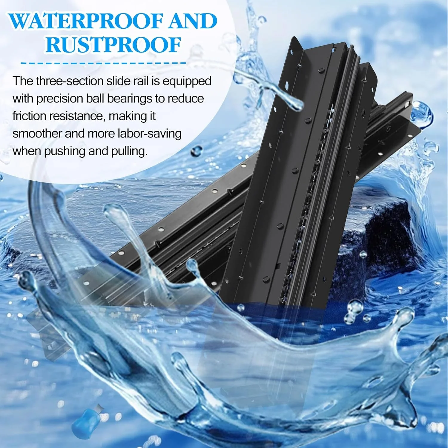 ریل کشو سنگین زیر نصب 400–1450 میلیمتر، ریل کشو زیرکار با تحمل بار 120 کیلوگرم، ریل بلبرینگ مخفی بازشو کامل، برای زیر پله، کابینت، مشکی، 1 جفت (600-1450 میلیمتر) ریل کشو سنگین زیر نصب 400–1450 میلیمتر، ریل کشو زیرکار با تحمل بار 120 کیلوگرم، ریل بلبرینگ مخفی بازشو کامل، برای زیر پله، کابینت، مشکی، 1 جفت (600-1450 میلیمتر)