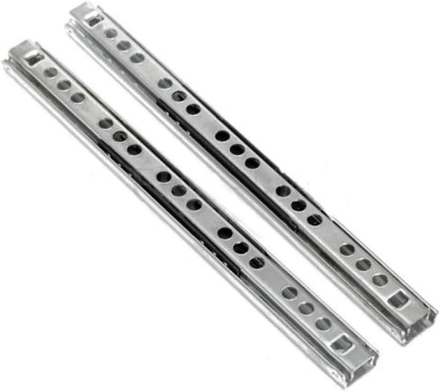 دو عدد ریل کشو زیرین نقره ای، نصب از پایین، خود بسته شو، ریل ثابت کشو، ریل مبلمان، بلبرینگ فولادی، 8 اینچ (10 اینچ) دو عدد ریل کشو زیرین نقره ای، نصب از پایین، خود بسته شو، ریل ثابت کشو، ریل مبلمان، بلبرینگ فولادی، 8 اینچ (10 اینچ)