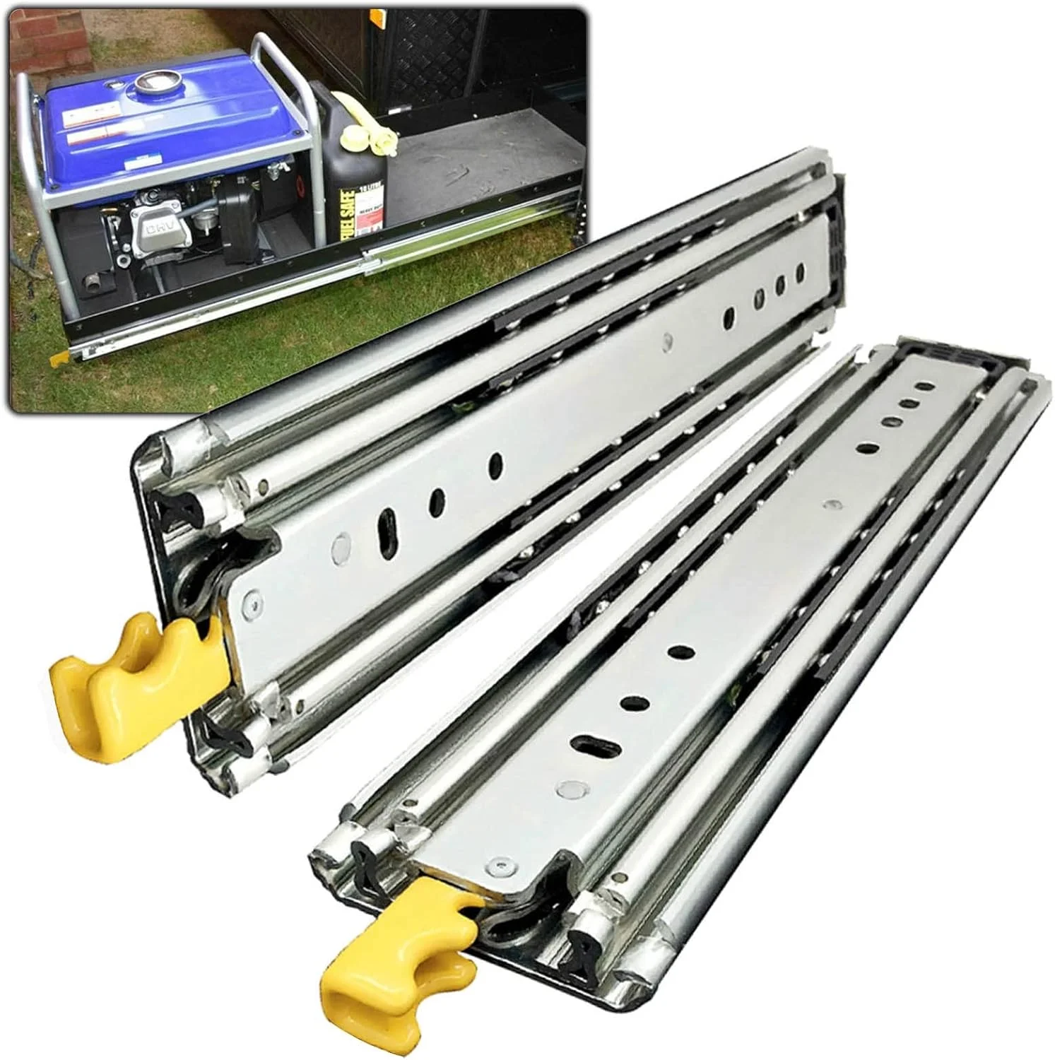 ریل کشویی سنگین 1000-1500 میلیمتری با قفل، بلبرینگ با مکانیزم قفلشونده با قابلیت باز شدن کامل، ظرفیت بار 200 کیلوگرم، ریلهای فولادی فلزی جامد صنعتی، 1 جفت، 1450 میلیمتر (تک رنگ 1100 میلیمتر (44 اینچ)) ریل کشویی سنگین 1000-1500 میلیمتری با قفل، بلبرینگ با مکانیزم قفلشونده با قابلیت باز شدن کامل، ظرفیت بار 200 کیلوگرم، ریلهای فولادی فلزی جامد صنعتی، 1 جفت، 1450 میلیمتر (تک رنگ 1100 میلیمتر (44 اینچ))