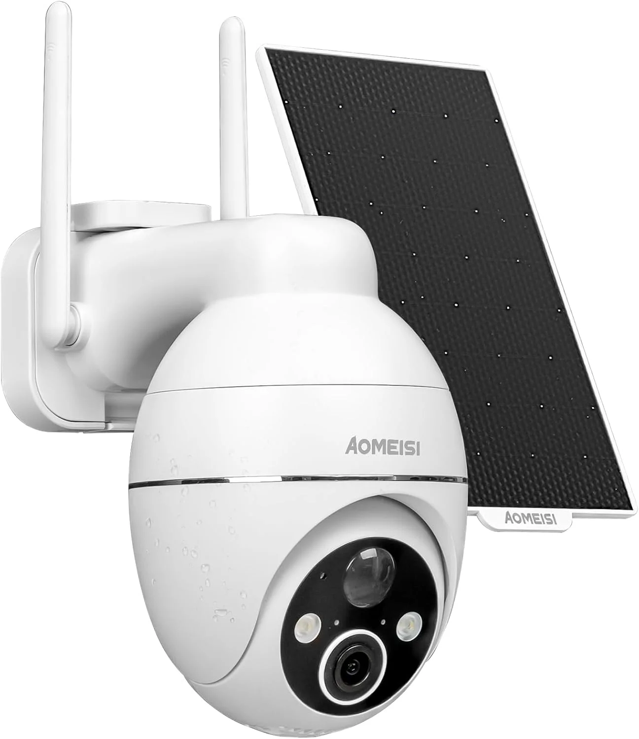 دوربین امنیتی خورشیدی Aomeisi برای فضای باز، دید 360 درجه پان/شیب، صدای دو طرفه، نصب آسان، آلارم چراغ قوه صوتی، هشدار حرکتی، اسلات SD ذخیره سازی ابری، پشتیبانی فنی، کار با الکسا گوگل هوم، CloudEdge دوربین امنیتی خورشیدی Aomeisi برای فضای باز، دید 360 درجه پان/شیب، صدای دو طرفه، نصب آسان، آلارم چراغ قوه صوتی، هشدار حرکتی، اسلات SD ذخیره سازی ابری، پشتیبانی فنی، کار با الکسا گوگل هوم، CloudEdge