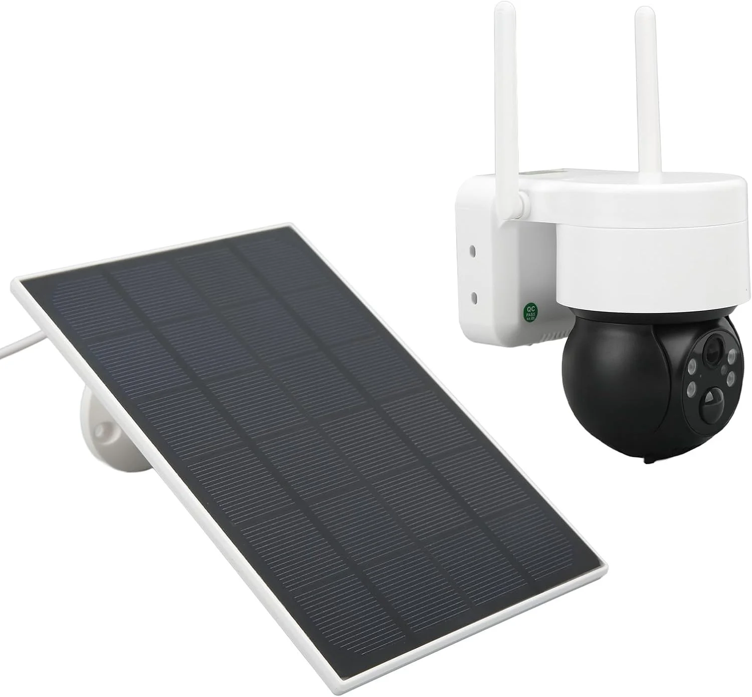 دوربین امنیتی خورشیدی بی سیم Airshi برای فضای باز، دوربین 1080P HD 2.4G با باتری خورشیدی، آماده به کار طولانی، تشخیص حرکت، دید در شب، دوربین وای فای ضد آب IP65 برای خانه دوربین امنیتی خورشیدی بی سیم Airshi برای فضای باز، دوربین 1080P HD 2.4G با باتری خورشیدی، آماده به کار طولانی، تشخیص حرکت، دید در شب، دوربین وای فای ضد آب IP65 برای خانه