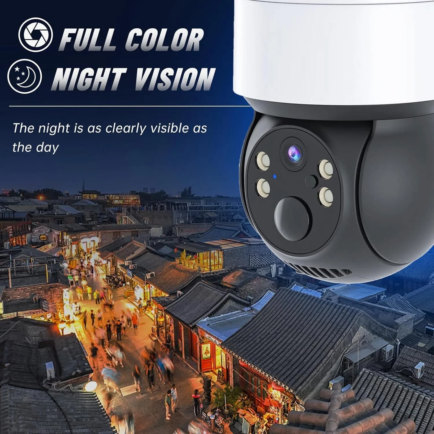 دوربین امنیتی خورشیدی بی سیم Airshi برای فضای باز، دوربین 1080P HD 2.4G با باتری خورشیدی، آماده به کار طولانی، تشخیص حرکت، دید در شب، دوربین وای فای ضد آب IP65 برای خانه دوربین امنیتی خورشیدی بی سیم Airshi برای فضای باز، دوربین 1080P HD 2.4G با باتری خورشیدی، آماده به کار طولانی، تشخیص حرکت، دید در شب، دوربین وای فای ضد آب IP65 برای خانه