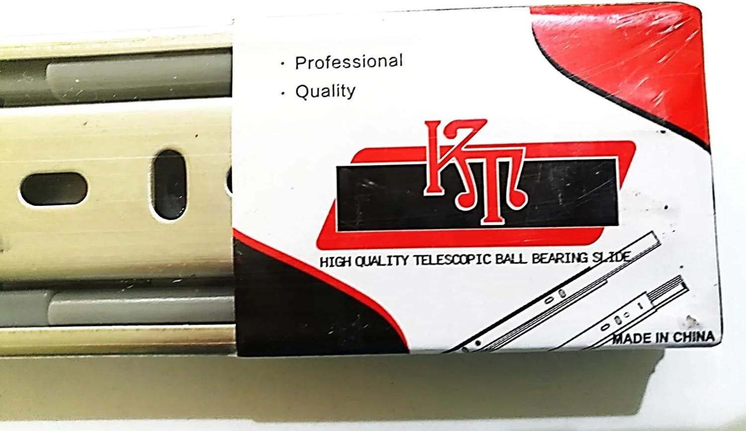 ریل کشو کی تی تیپ، خودبسته شو، بلبرینگ دار، باز شدن کامل (10 اینچ) ریل کشو کی تی تیپ، خودبسته شو، بلبرینگ دار، باز شدن کامل (10 اینچ)