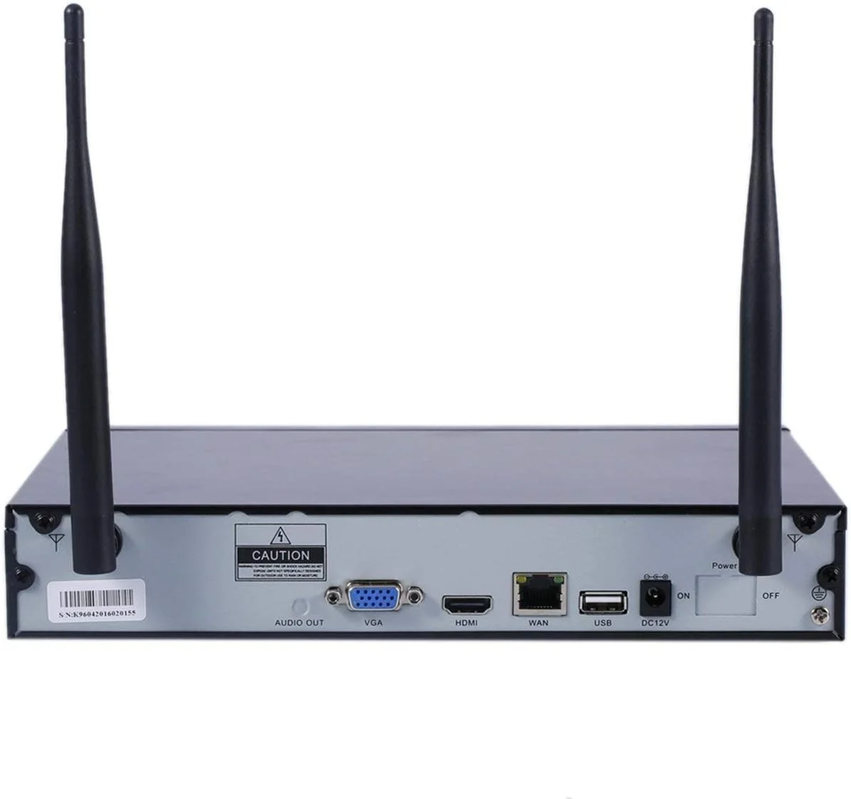 دستگاه ضبط ویدیویی NVR وای فای بی سیم با روتر داخلی و سیستم دوربین مداربسته امنیتی 4 HD بی سیم