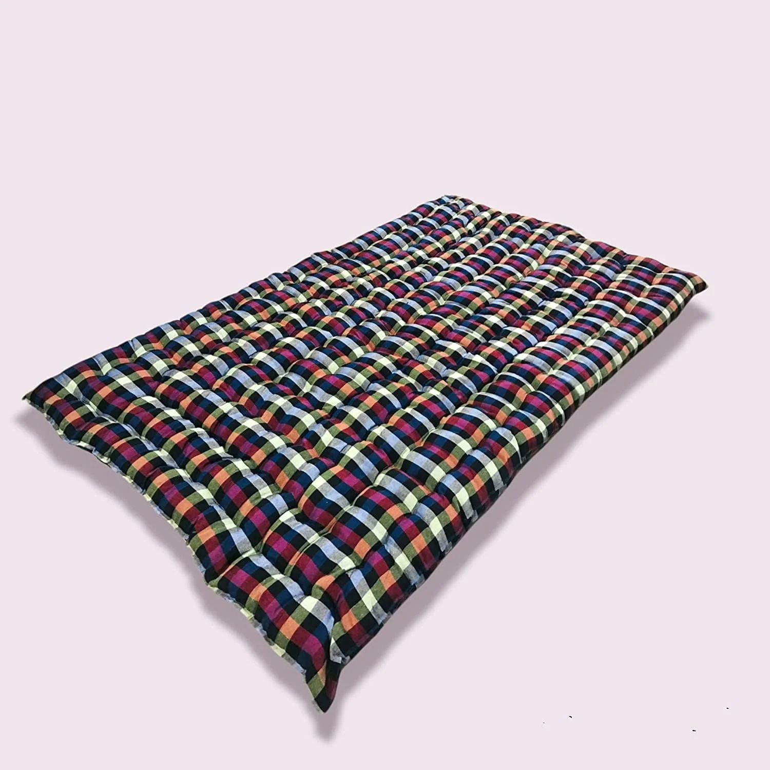 تشک یک نفره پنبه ای نرم و تاشو ATOOTFUSION، سبک وزن و پر شده | گدا چند رنگ (ظرفیت خواب 2 نفر، 4 در 6 فوت یا 72 در 48 اینچ) تشک یک نفره پنبه ای نرم و تاشو ATOOTFUSION، سبک وزن و پر شده | گدا چند رنگ (ظرفیت خواب 2 نفر، 4 در 6 فوت یا 72 در 48 اینچ)