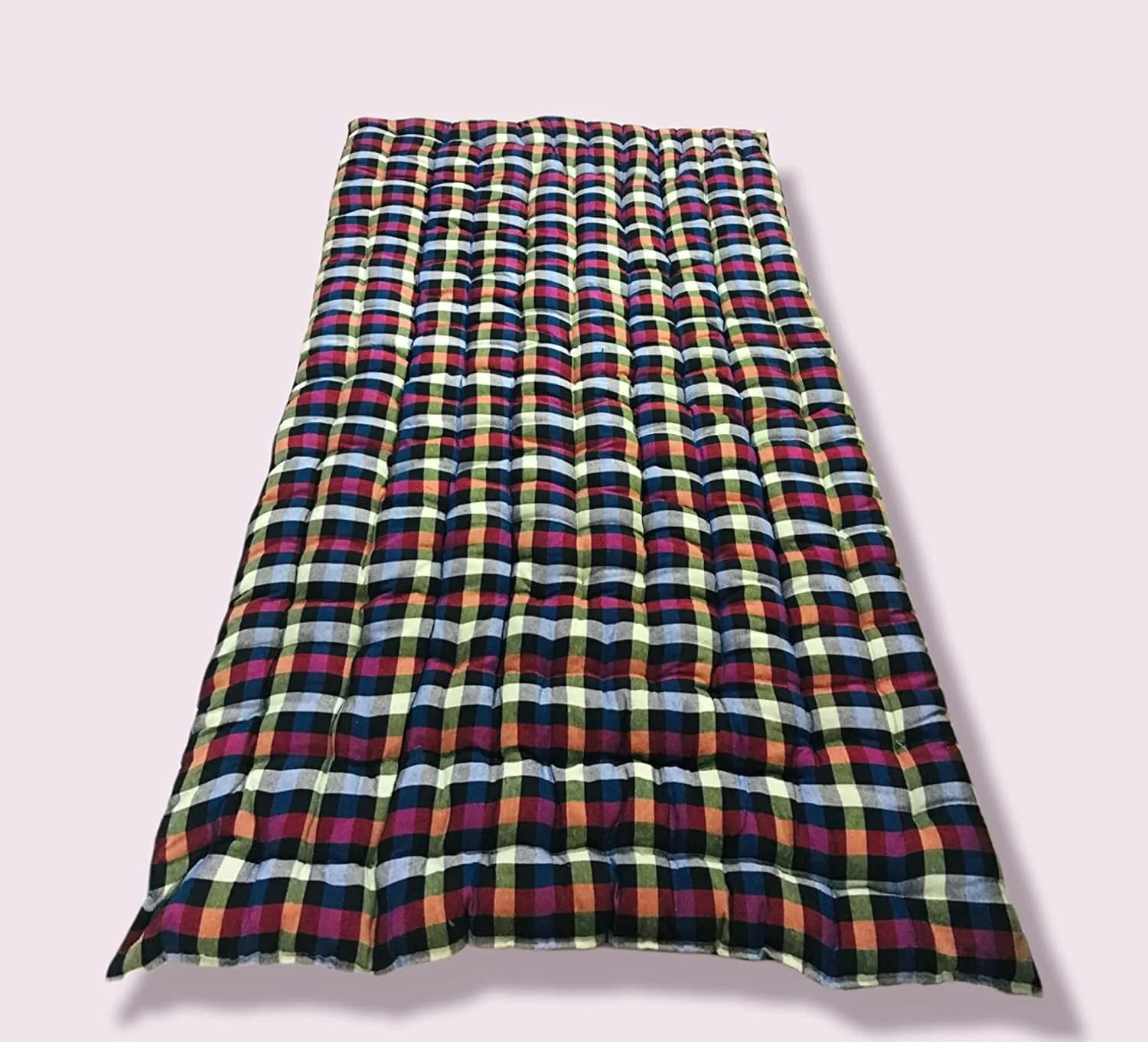 تشک یک نفره پنبه ای نرم و تاشو ATOOTFUSION، سبک وزن و پر شده | گدا چند رنگ (ظرفیت خواب 2 نفر، 4 در 6 فوت یا 72 در 48 اینچ) تشک یک نفره پنبه ای نرم و تاشو ATOOTFUSION، سبک وزن و پر شده | گدا چند رنگ (ظرفیت خواب 2 نفر، 4 در 6 فوت یا 72 در 48 اینچ)