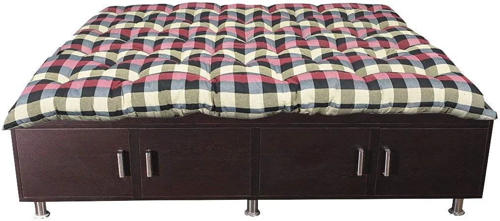 تشک یک نفره پنبه ای نرم و تاشو ATOOTFUSION، سبک وزن و پر شده | گدا چند رنگ (ظرفیت خواب 2 نفر، 4 در 6 فوت یا 72 در 48 اینچ) تشک یک نفره پنبه ای نرم و تاشو ATOOTFUSION، سبک وزن و پر شده | گدا چند رنگ (ظرفیت خواب 2 نفر، 4 در 6 فوت یا 72 در 48 اینچ)