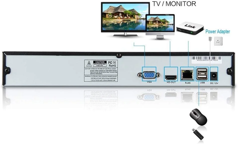 دستگاه ضبط ویدیویی تحت شبکه 16 کاناله سکولینک 1080P Cloud NVR با کیفیت 3MP HD و فشرده سازی H.264، کنترل از راه دور بلادرنگ P2P، سیستم نظارت مداربسته (16 کانال) دستگاه ضبط ویدیویی تحت شبکه 16 کاناله سکولینک 1080P Cloud NVR با کیفیت 3MP HD و فشرده سازی H.264، کنترل از راه دور بلادرنگ P2P، سیستم نظارت مداربسته (16 کانال)