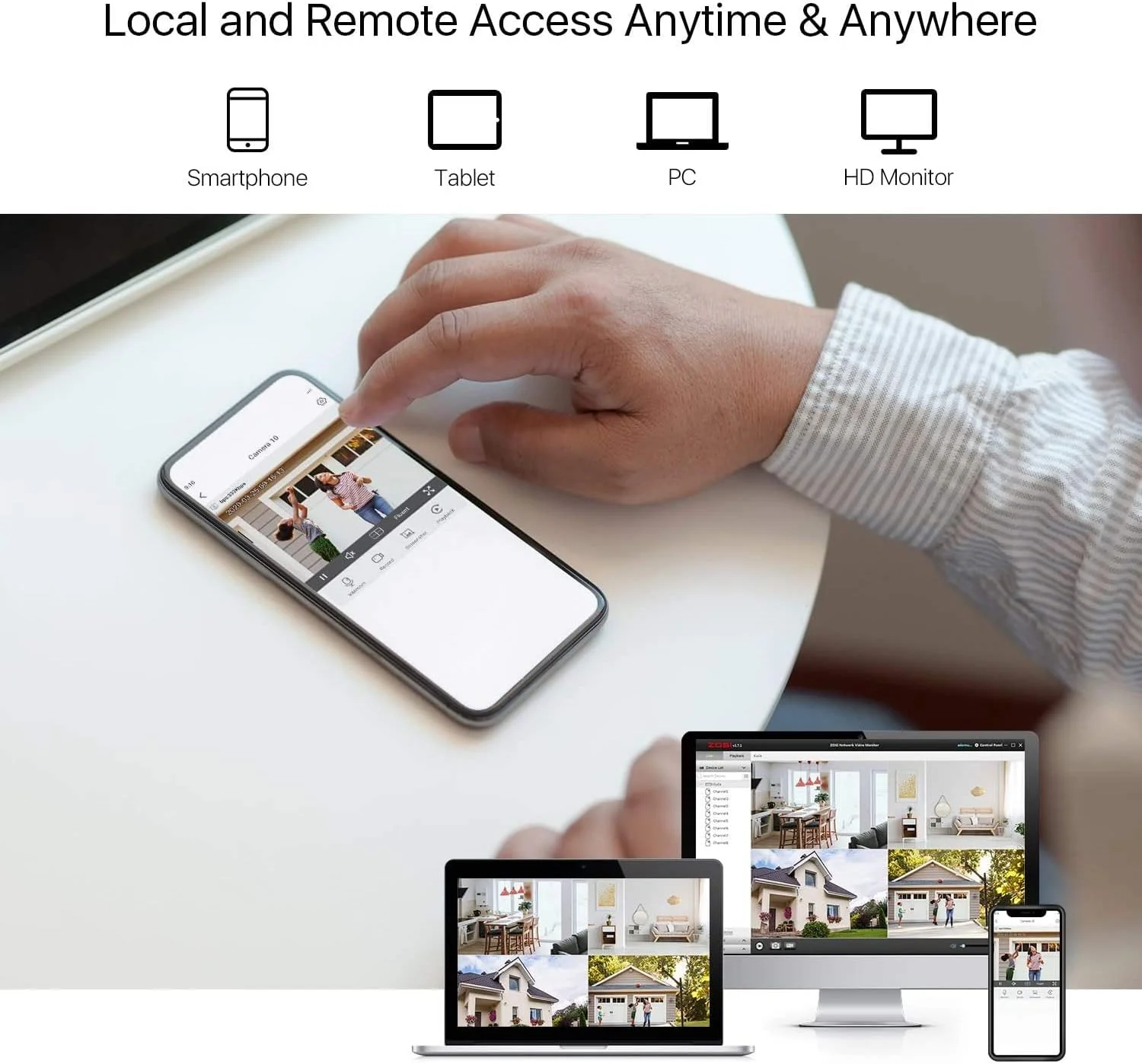 کیت امنیتی دوربین مداربسته استار ست 8 کانال 4 مگاپیکسل 1920X1080 با 4 دوربین بولت و 4 دوربین دام، سیستم هشدار و امنیت خانگی P2P (بدون هارد دیسک) کیت امنیتی دوربین مداربسته استار ست 8 کانال 4 مگاپیکسل 1920X1080 با 4 دوربین بولت و 4 دوربین دام، سیستم هشدار و امنیت خانگی P2P (بدون هارد دیسک)