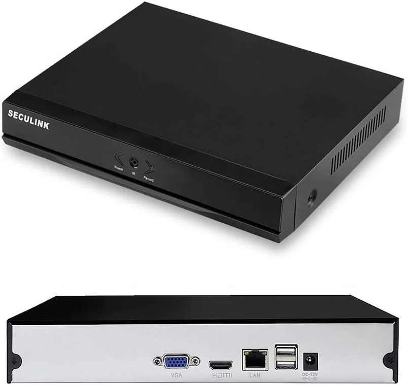 دستگاه ضبط ویدیویی تحت شبکه 16 کاناله 4K سکولینک (1080p/3MP/4MP/5MP/8MP) Ultra HD با قابلیت دسترسی از راه دور ابری P2P و هشدار تشخیص حرکت (بدون وای فای داخلی) دستگاه ضبط ویدیویی تحت شبکه 16 کاناله 4K سکولینک (1080p/3MP/4MP/5MP/8MP) Ultra HD با قابلیت دسترسی از راه دور ابری P2P و هشدار تشخیص حرکت (بدون وای فای داخلی)