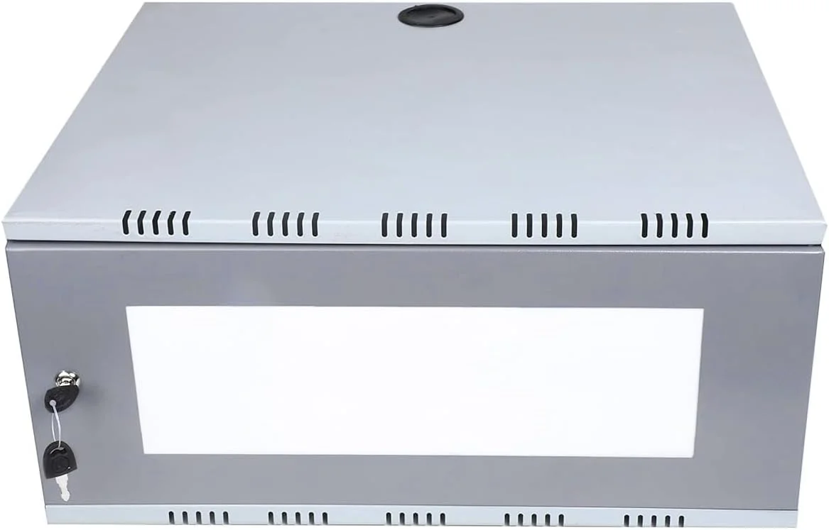 جعبه کابینت دیواری RG7 2U CCTV/DVR/NVR با قفل - رک شبکه/سرور جعبه کابینت دیواری RG7 2U CCTV/DVR/NVR با قفل - رک شبکه/سرور
