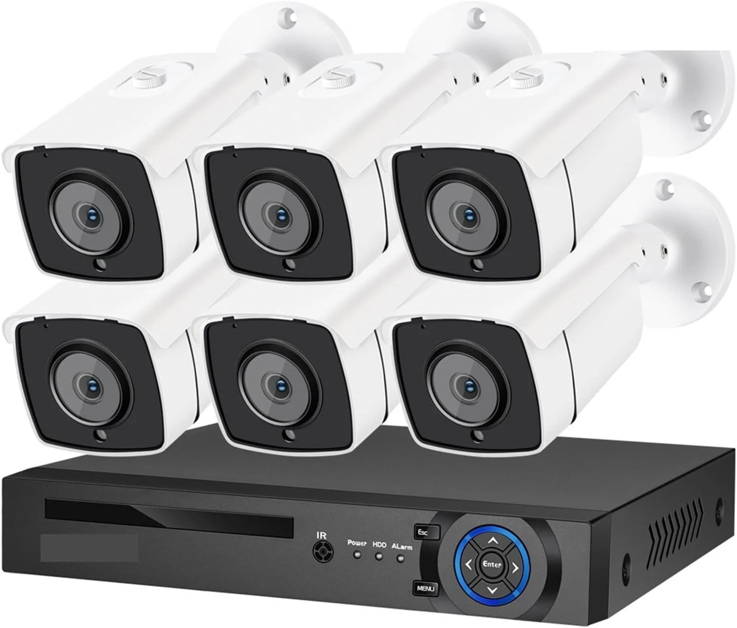 سیستم امنیتی بی سیم PEHUB 4K 8MP با قابلیت تشخیص چهره، ضبط صدا، کیت NVR POE، ضبط ویدئو، دوربین مداربسته هوش مصنوعی انسانی برای فضای باز و منزل (رنگ: 4ch Nvr 2 دوربین هوش مصنوعی، اندازه: 4T) سیستم امنیتی بی سیم PEHUB 4K 8MP با قابلیت تشخیص چهره، ضبط صدا، کیت NVR POE، ضبط ویدئو، دوربین مداربسته هوش مصنوعی انسانی برای فضای باز و منزل (رنگ: 4ch Nvr 2 دوربین هوش مصنوعی، اندازه: 4T)