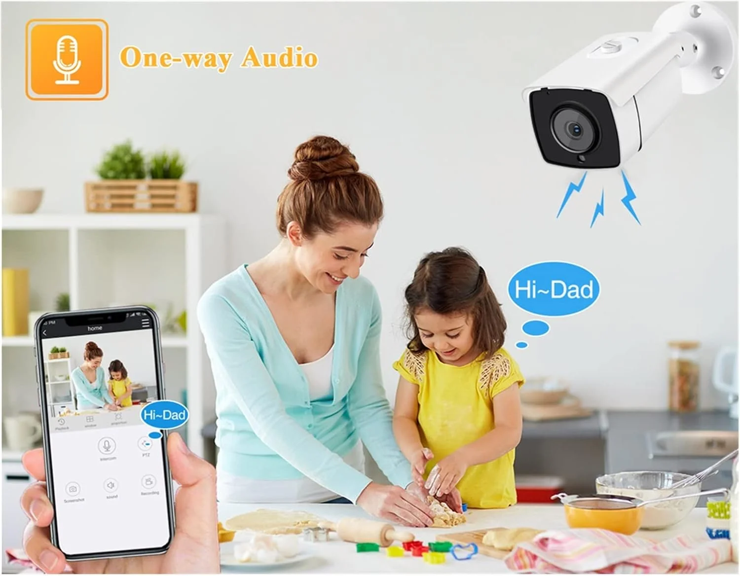 سیستم امنیتی بی سیم PEHUB 4K 8MP با قابلیت تشخیص چهره، ضبط صدا، کیت NVR POE، ضبط ویدئو، دوربین مداربسته هوش مصنوعی انسانی برای فضای باز و منزل (رنگ: 4ch Nvr 2 دوربین هوش مصنوعی، اندازه: 4T) سیستم امنیتی بی سیم PEHUB 4K 8MP با قابلیت تشخیص چهره، ضبط صدا، کیت NVR POE، ضبط ویدئو، دوربین مداربسته هوش مصنوعی انسانی برای فضای باز و منزل (رنگ: 4ch Nvr 2 دوربین هوش مصنوعی، اندازه: 4T)