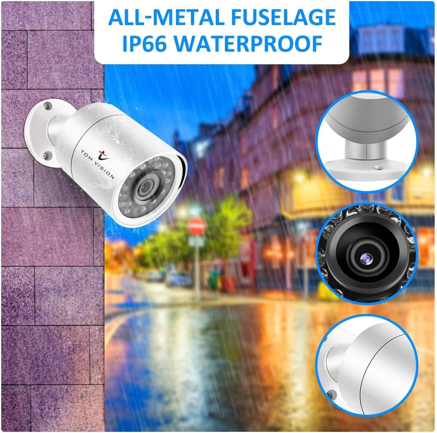 سیستم دوربین مداربسته 8 کانال Full HD OUTDOOR 1280 X 720P DVR NVR AHD با دوربین های بیرونی 1200 TVL سیستم دوربین مداربسته 8 کانال Full HD OUTDOOR 1280 X 720P DVR NVR AHD با دوربین های بیرونی 1200 TVL